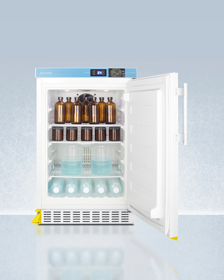 Accucold 20-Inch Wide Built-In Pharmacy Refrigerator - ADA Compliant, All Refrigeration ACR45LCALSTO - Perfect for Medical Offices, Hospitals & Laboratories