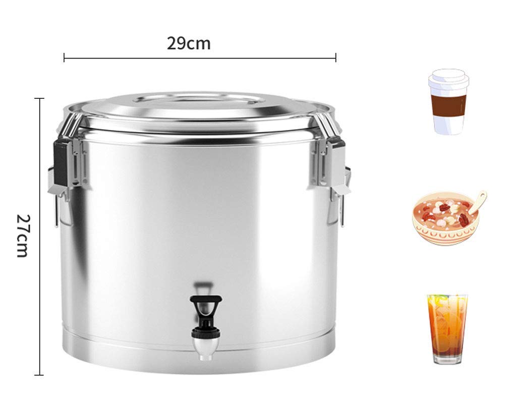 Stainless Steel 10L Mulled Wine Kettle & Hot Drink Dispenser - Electric Tea Maker, Thermos, Hot Water Dispenser for Buffet, Party & Home Use - Perfect for Serving Warm Beverages at Events, Gatherings & Daily Tea Time