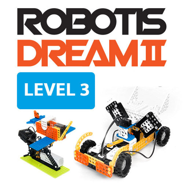 ROBOTIS DREAM II Level 3 Educational Robotics Kit for Kids - STEM Learning, Coding & Engineering Projects - Perfect for School, Home & Maker Space Activities