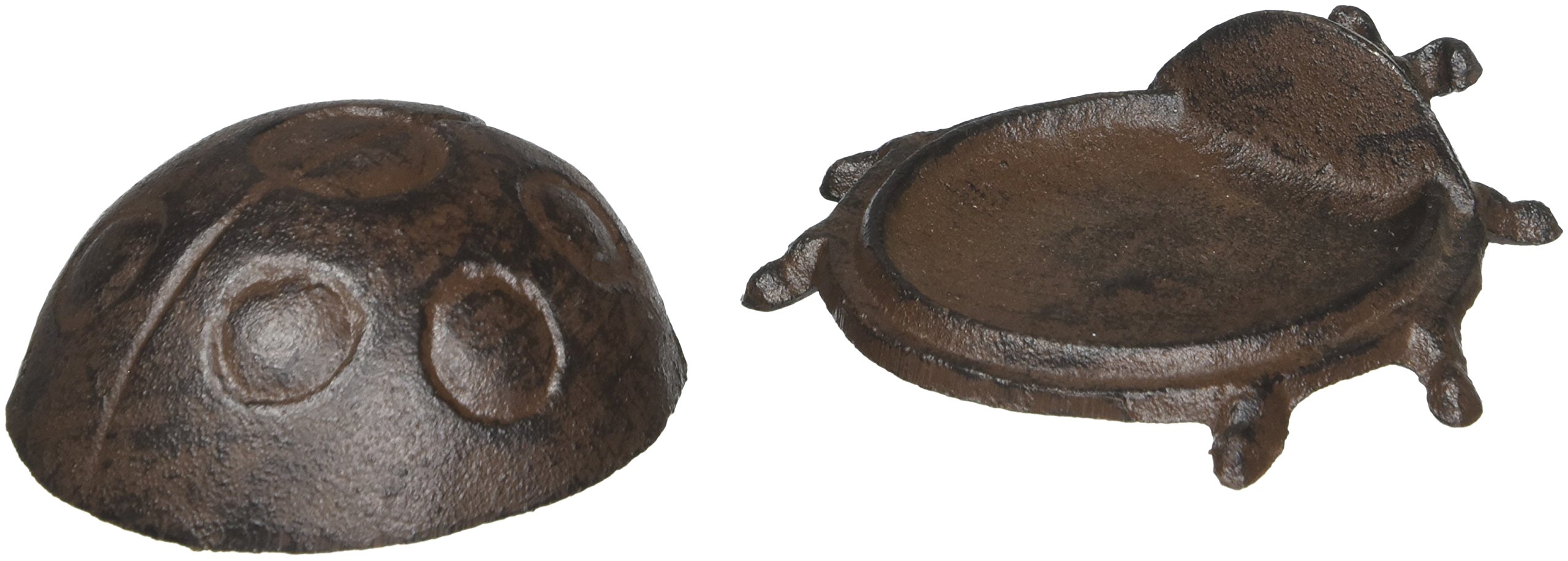 Cast Iron Ladybug Key Holder - Cute Outdoor Garden Decor for Hiding Spare Keys | Perfect for Home, Shed, or RV Use