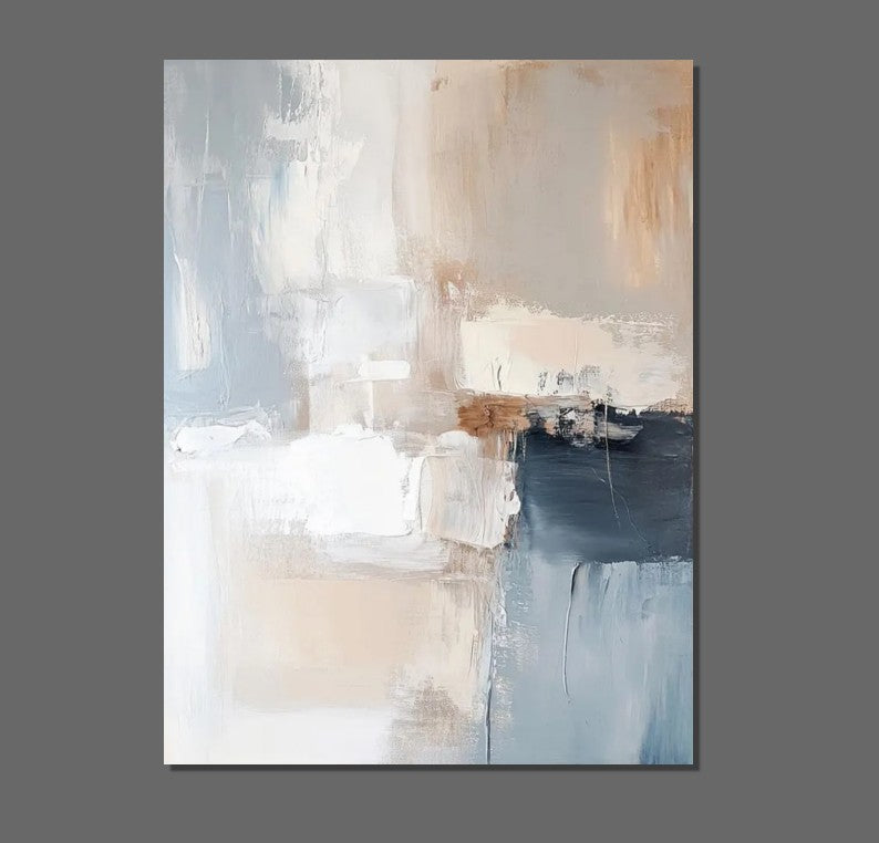 Contemporary Canvas Wall Art - Modern Abstract Acrylic Paintings for Living Room Decor | Handmade Home Wall Decorations | Perfect for Bedroom, Office & Lounge Areas