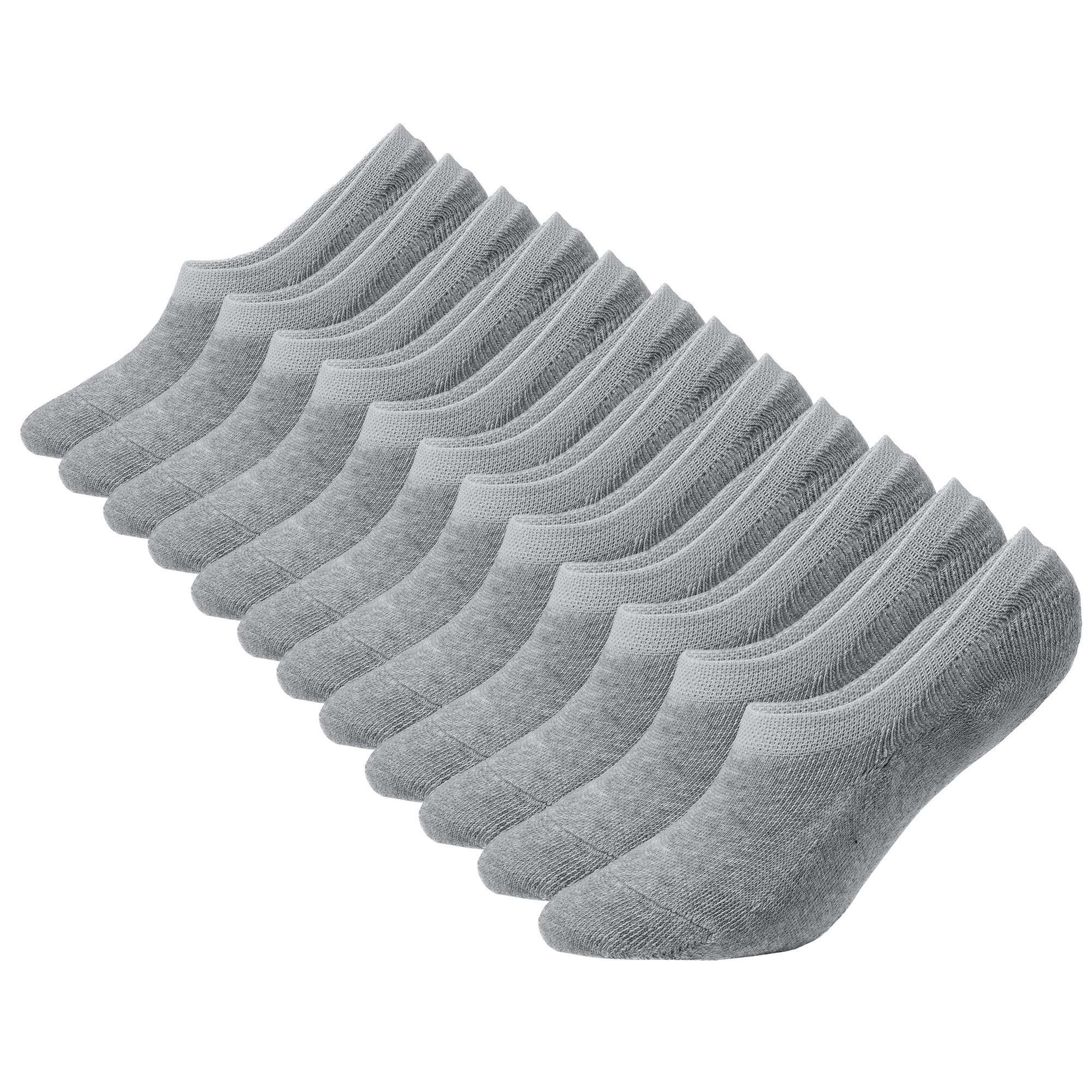 KONY Women's No Show Socks - 6 Pairs Non Slip Cotton Low Cut Ankle Socks with Cushioned Sole for Sneakers & Boat Shoes | Size 6-9 | Perfect for Workouts, Running & Casual Wear
