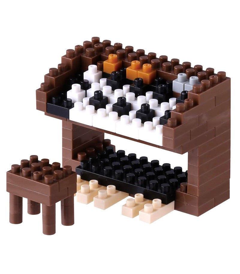Nanoblock Electric Organ Building Kit NBC 148 - DIY Miniature Musical Instrument Model for Kids & Adults - Perfect for Home Decor, Gifts & STEM Learning