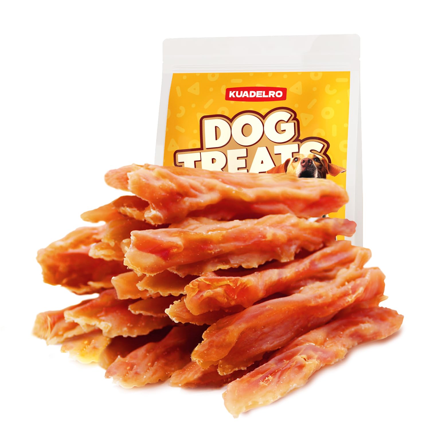 Premium Chicken Jerky Dog Treats - All-Natural, Grain-Free, Rawhide-Free Soft Chews for Small, Medium & Large Breeds - High-Protein Training Snacks & Healthy Rewards (10.54oz) - Perfect for Obedience Training, Travel & Daily Treats