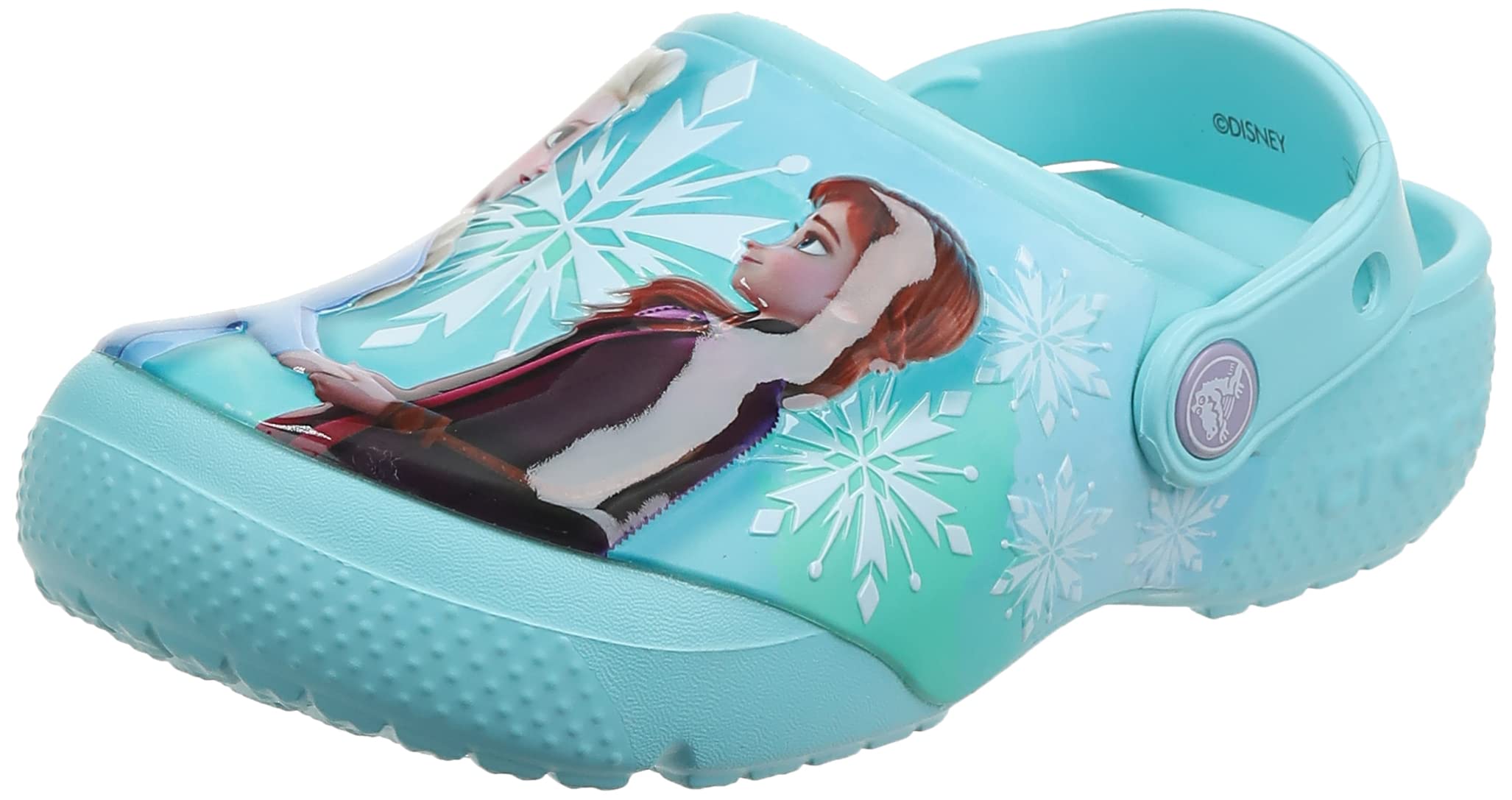 Crocs Kids' Disney Frozen 2 Clog - Lightweight & Comfortable Water Shoes for Girls | Perfect for Beach, Pool, and Outdoor Play