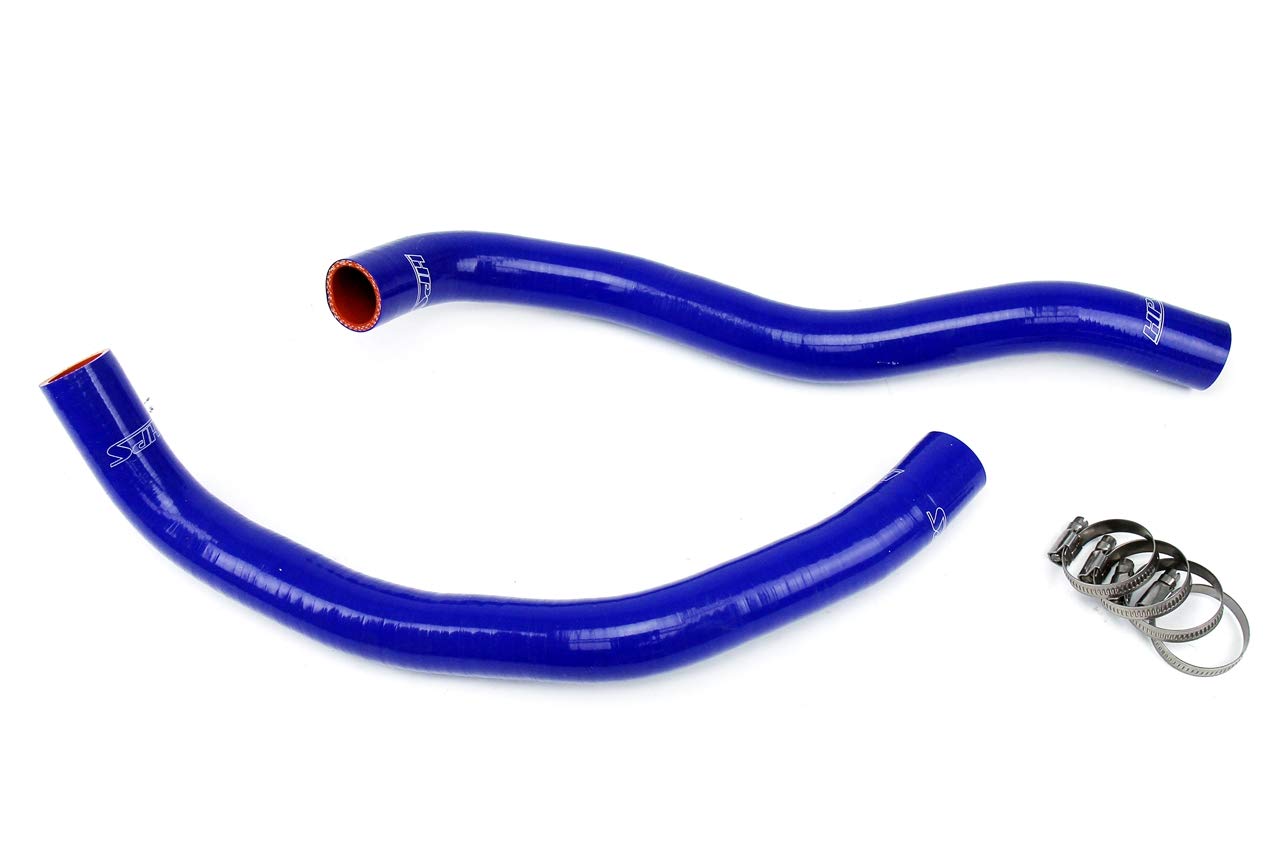 HPS 57-1391-BLUE High-Performance Blue Silicone Radiator Coolant Hose Kit - Compatible with Most Vehicles, Durable & Heat Resistant - Perfect for Car Upgrades, Racing & Engine Maintenance