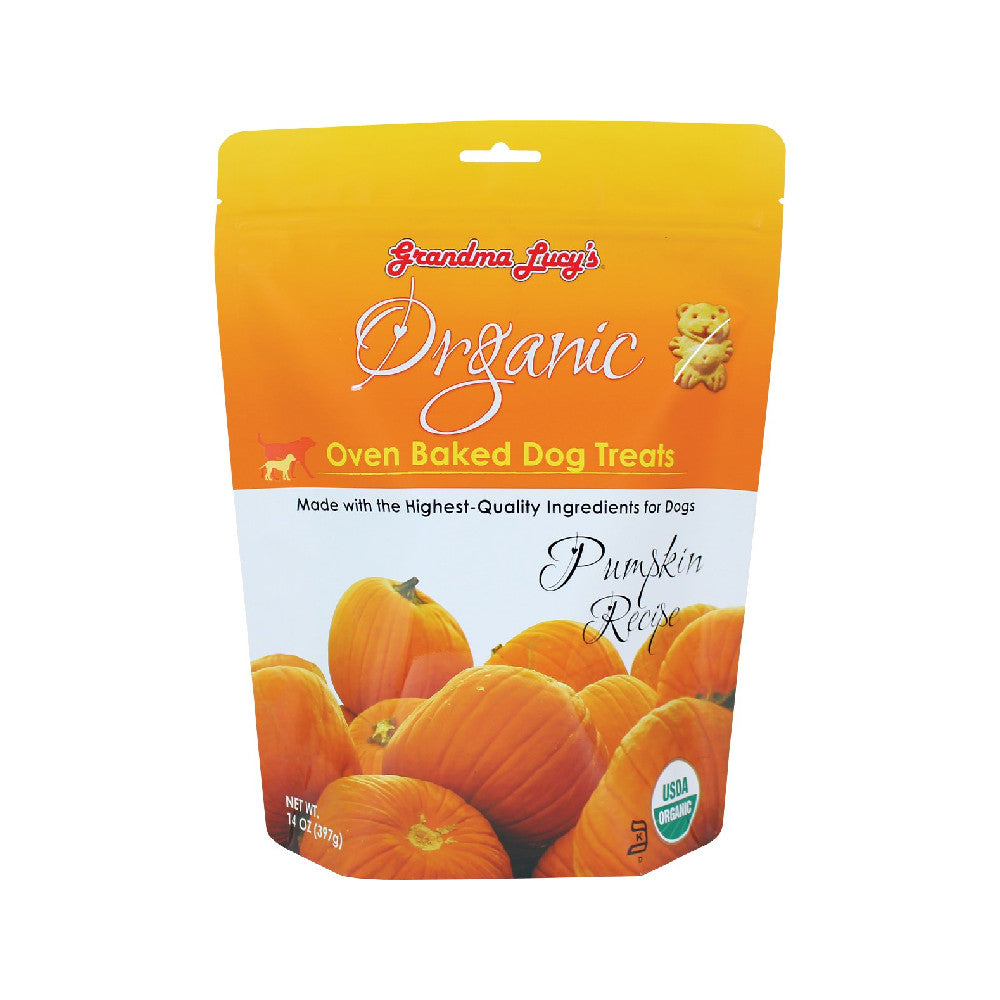 Organic Oven-Baked Pumpkin Dog Treats - All-Natural, Grain-Free Dog Snacks for Training & Digestive Health - Perfect for Small, Medium & Large Breeds