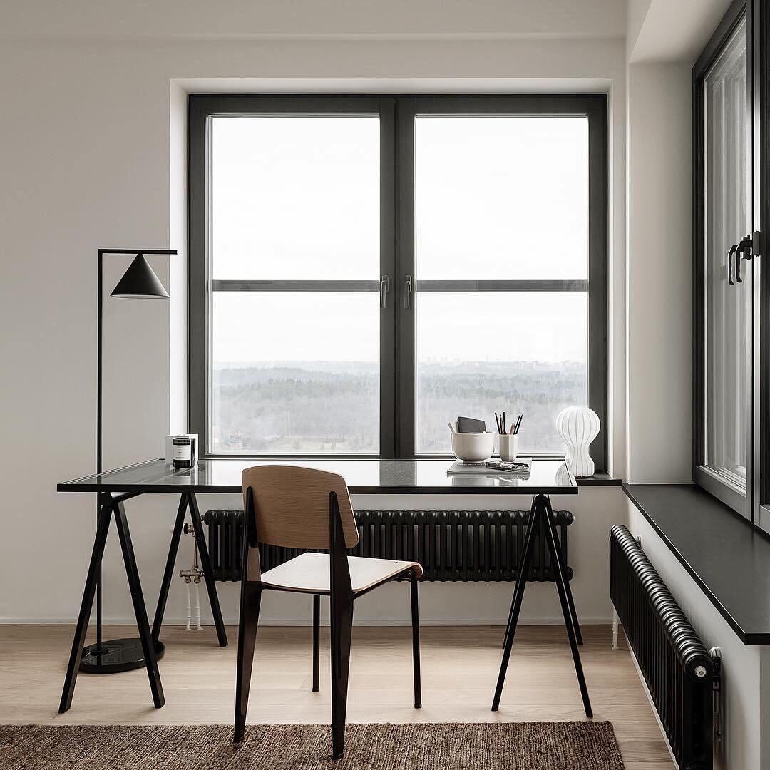 Captain Flint Floor Lamp - Modern LED Standing Light with Adjustable Brightness, Perfect for Living Room, Bedroom, and Office Reading Lighting