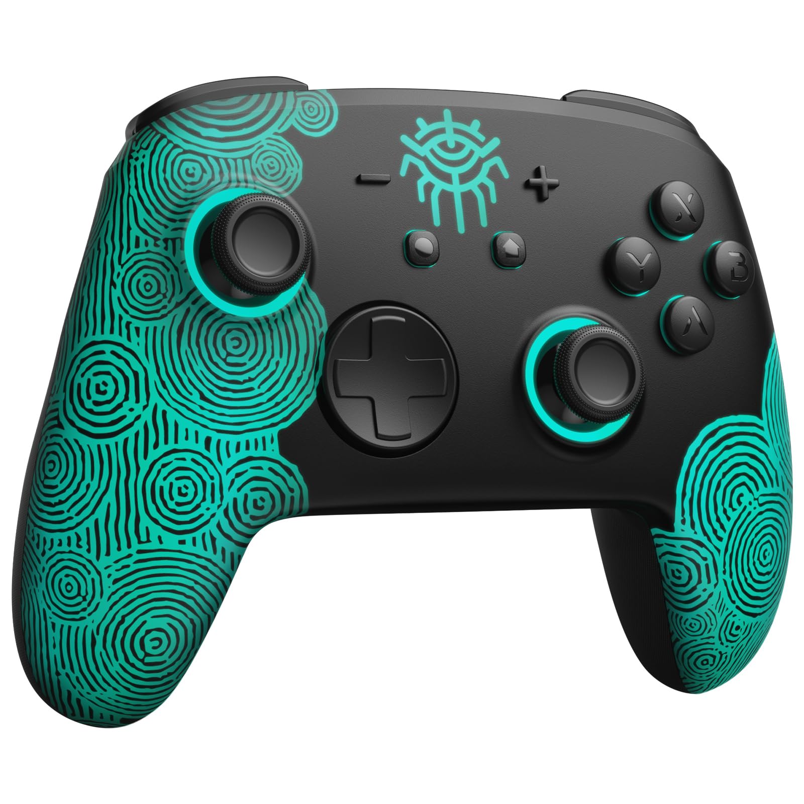FUNLAB Pro Wireless Controller for Nintendo Switch/OLED/PC - Bluetooth Gamepad with RGB Firefly Lights, Amiibo NFC, Paddle Buttons, Turbo & Motion Controls (Black) | Perfect for Gaming, Streaming & Multiplayer Sessions