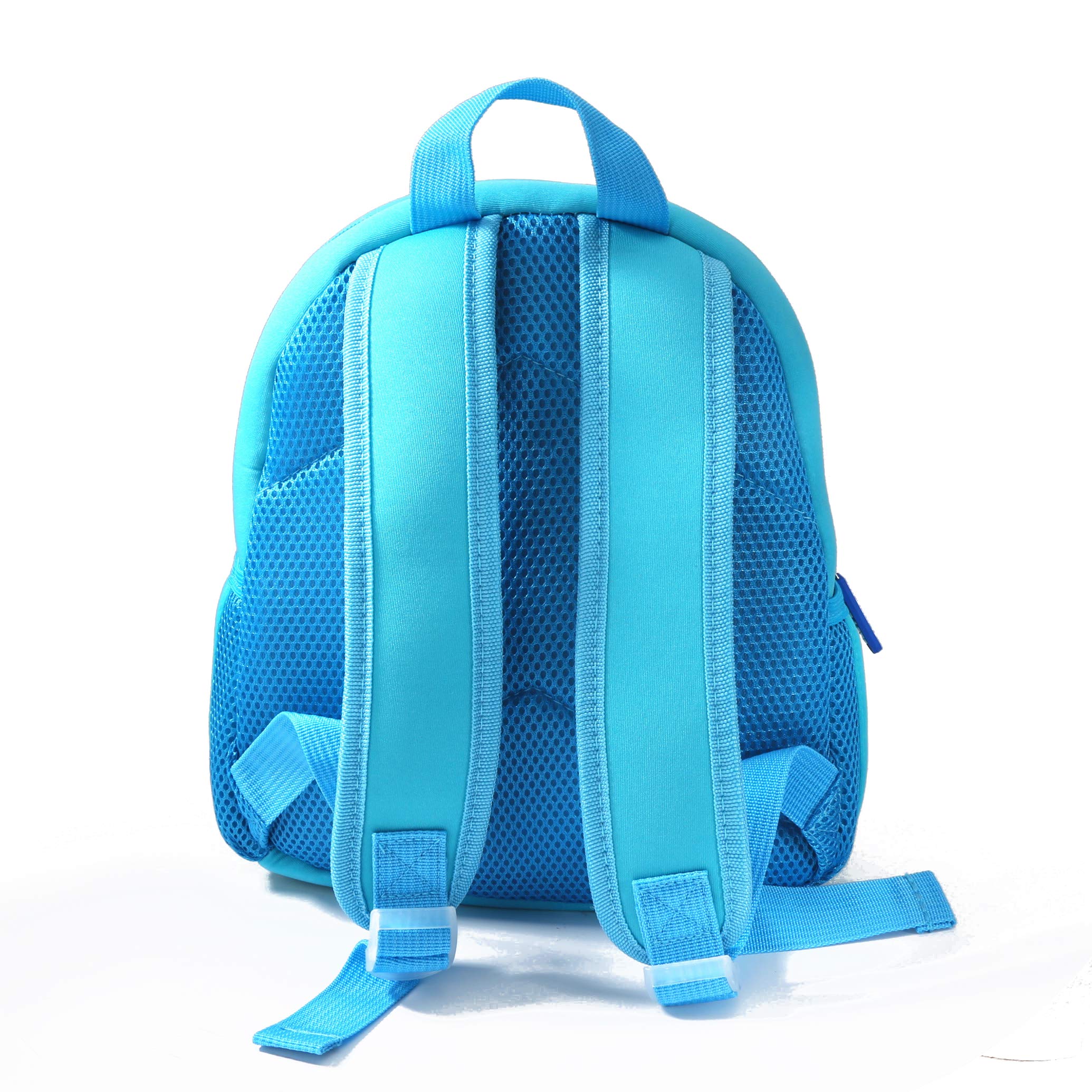 KK CRAFTS Neoprene Preschool Backpack for Toddlers - Cute Mermaid Design School Bag & Lunch Bag for Boys & Girls - Perfect for Daycare, Kindergarten & Outdoor Adventures
