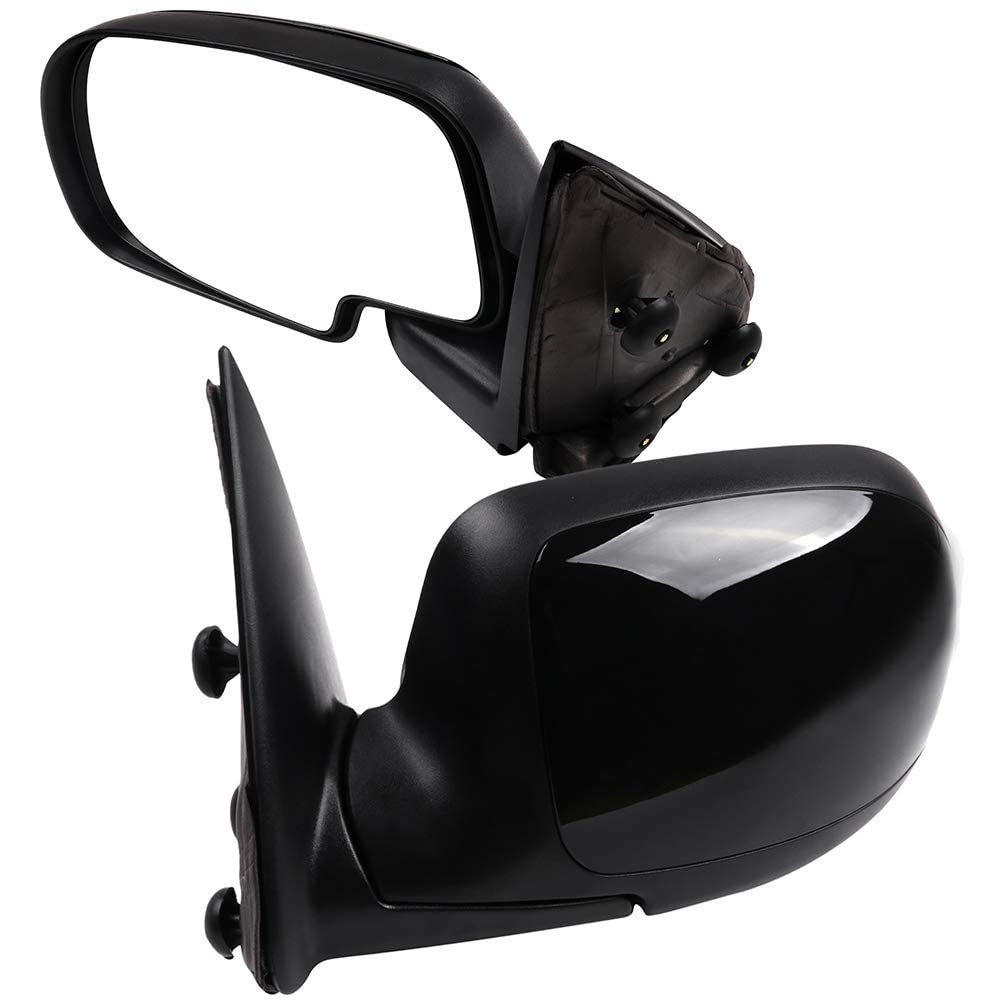 SCITOO Manual Adjustable Folding Side Mirrors for 1999-2006 Chevy Silverado Suburban Tahoe & GMC Sierra Yukon (1999-2000 New Body Style 2007 Classic) - Perfect for Parking, Towing & Enhanced Visibility