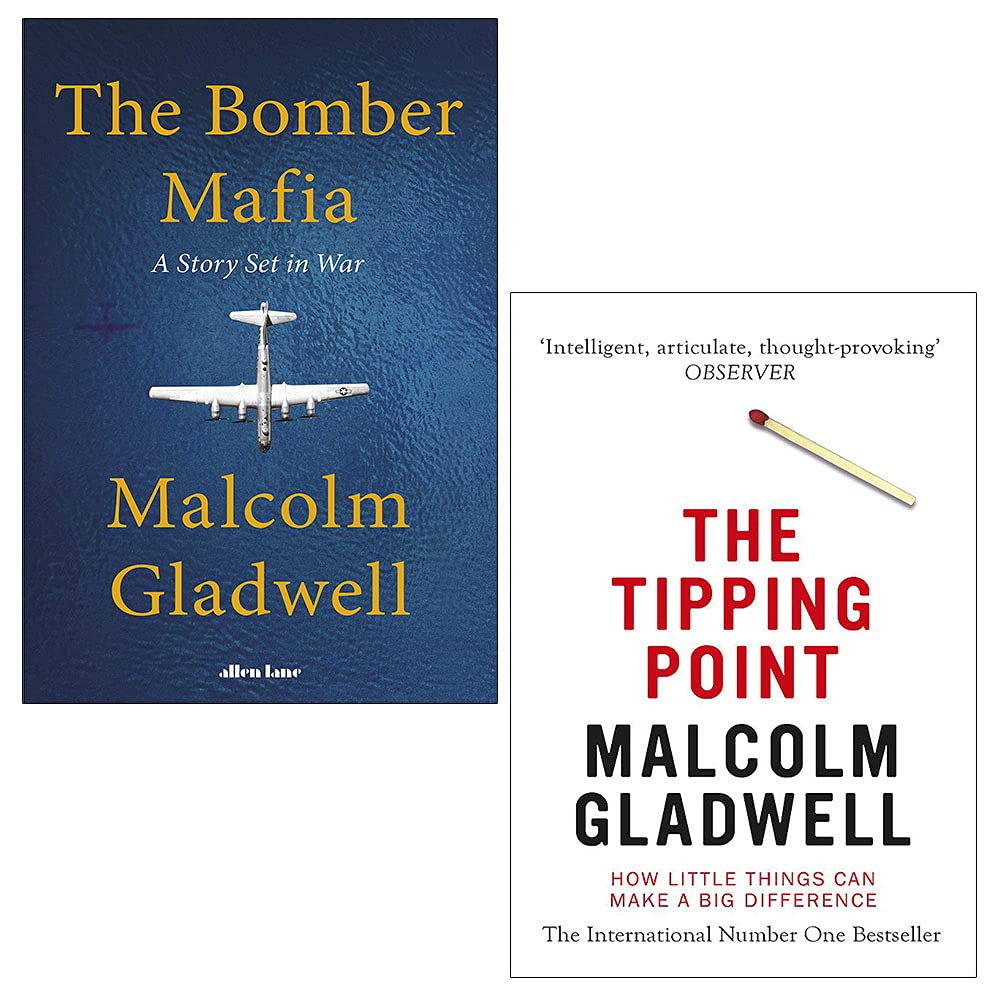 The Tipping Point & The Bomber Mafia Hardcover Book Set by Malcolm Gladwell - 2 Bestselling Books Collection for Business Strategy & Psychology Enthusiasts | Perfect for Book Clubs, Self-Improvement & Leadership Development