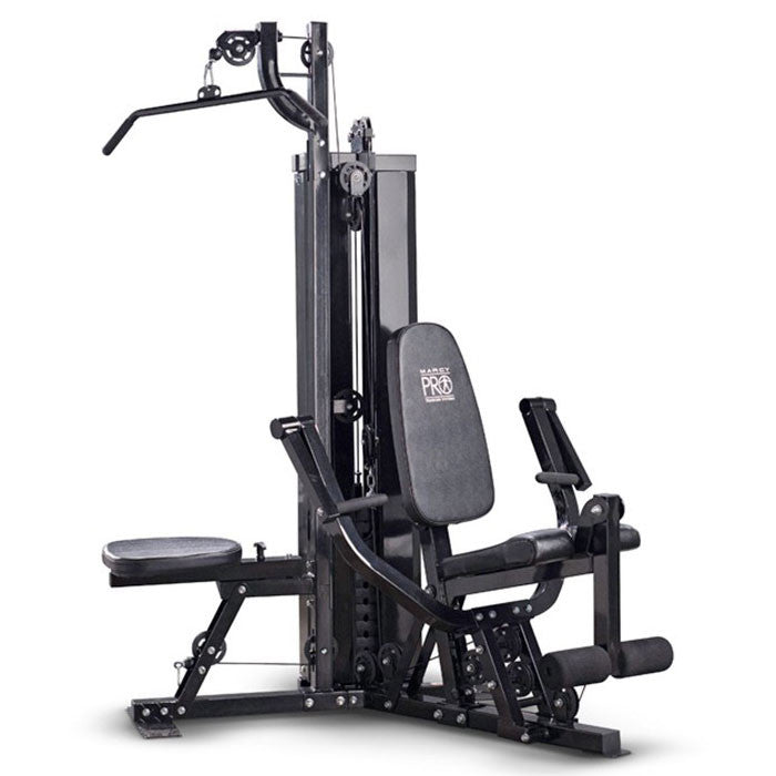 Marcy Pro PM-4510 Dual Station Home Gym - Strength Training Equipment for Full Body Workout - Perfect for Home Fitness & Small Spaces
