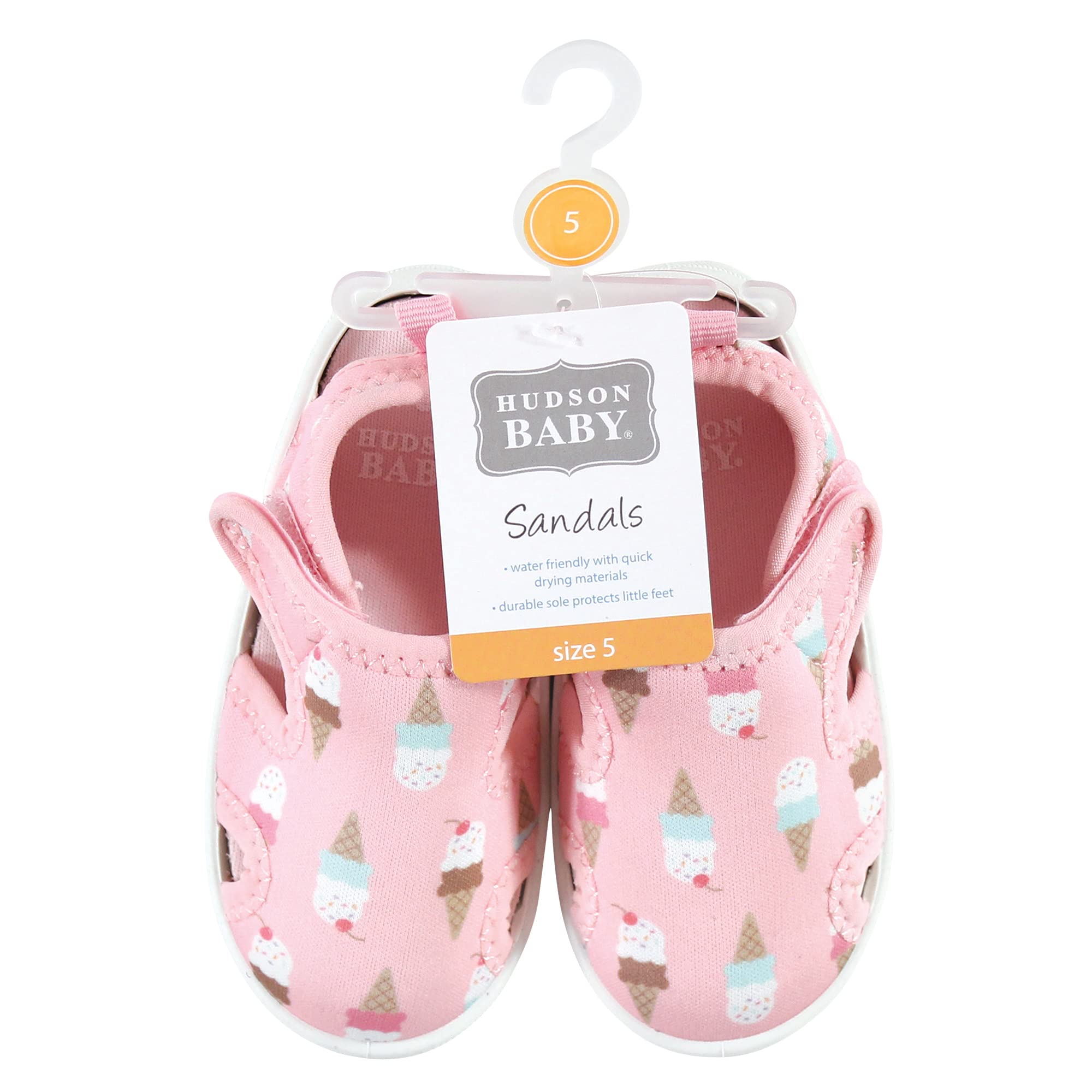 Hudson Baby Unisex Soft Sole Sandals & Water Shoes for Infants & Toddlers - Comfortable, Lightweight & Quick-Drying for Beach, Pool & Outdoor Play