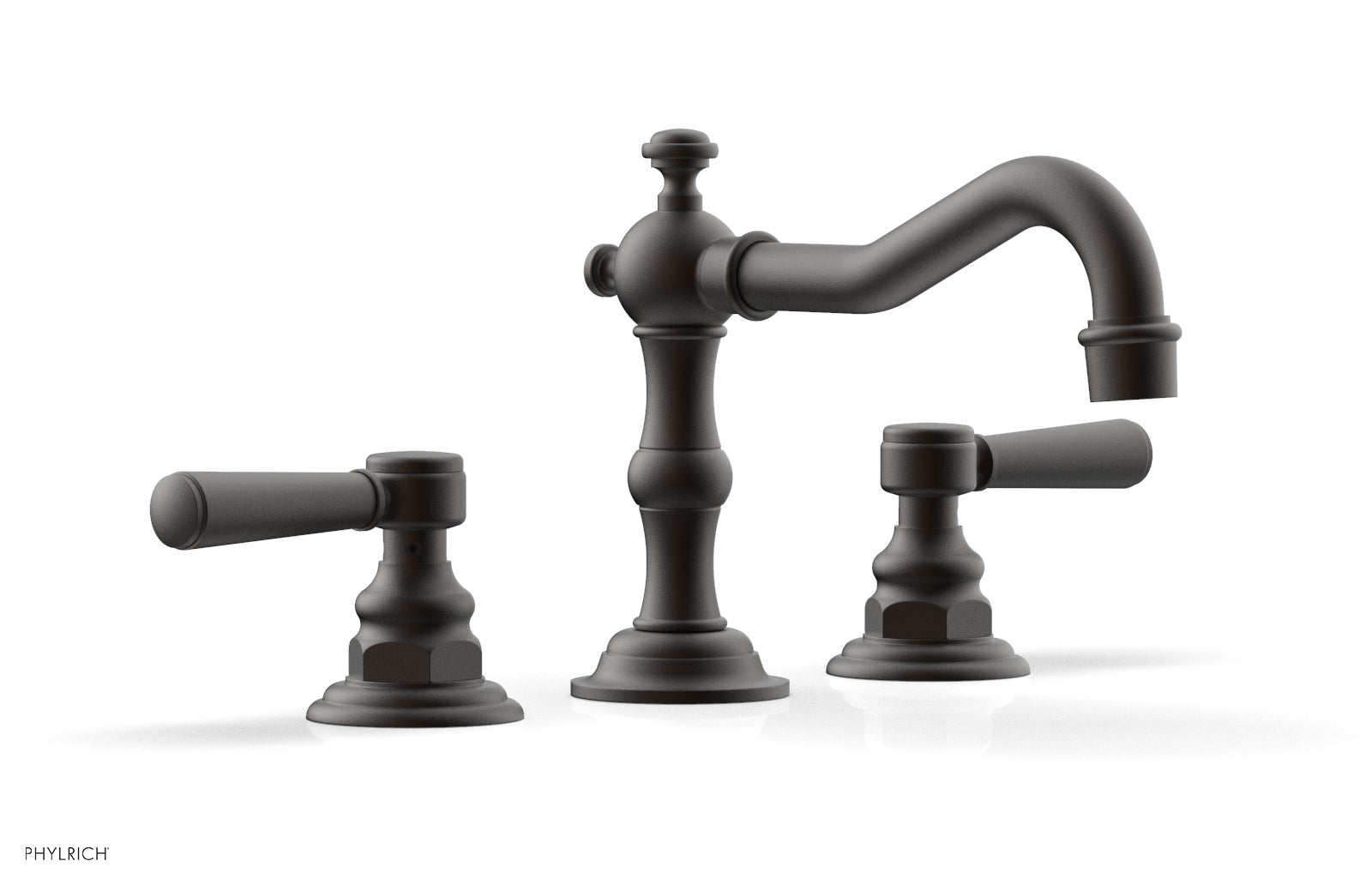 HENRI 8-Inch Widespread Bathroom Faucet with Lever Handles - Model 161 02 - Perfect for Modern Vanities and Powder Rooms