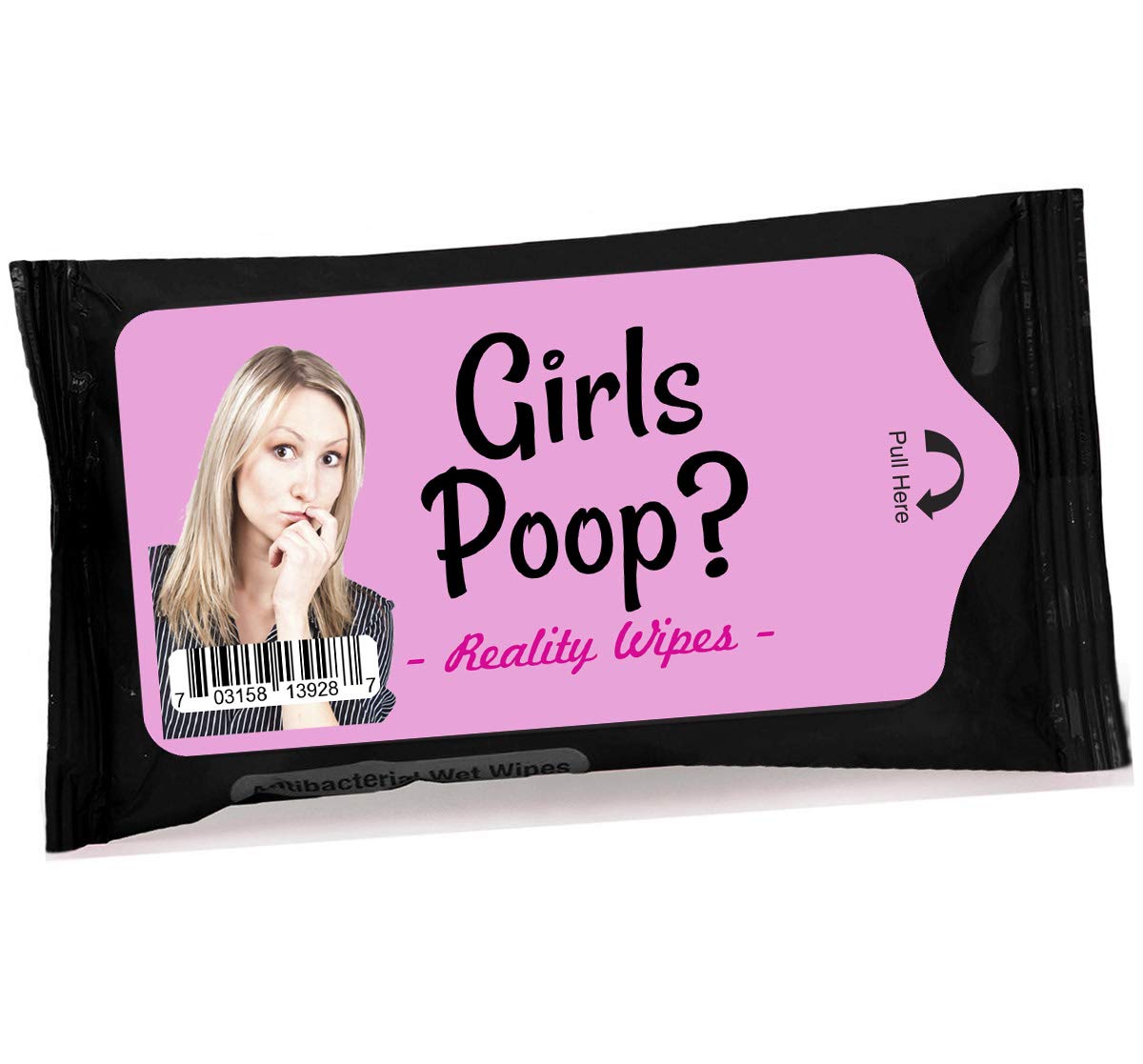 Girls Poop Wet Wipes - Flushable & Unscented Moist Wipes for Teens and Adults - Travel Size Disposable Wipes for Personal Hygiene - Perfect for Travel, Camping & On-the-Go Use