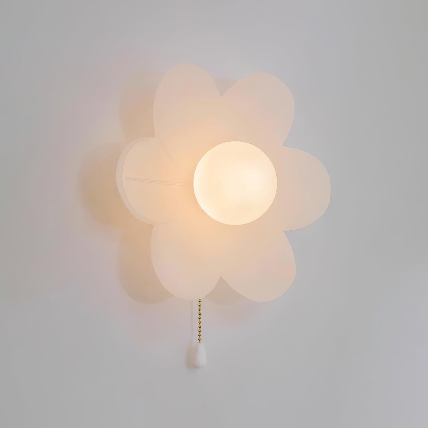 Elegant Floral Wall Sconce Light - Modern LED Flower Wall Lamp for Bedroom, Living Room & Nursery Decor - Perfect for Home, Office, and Wedding Decoration
