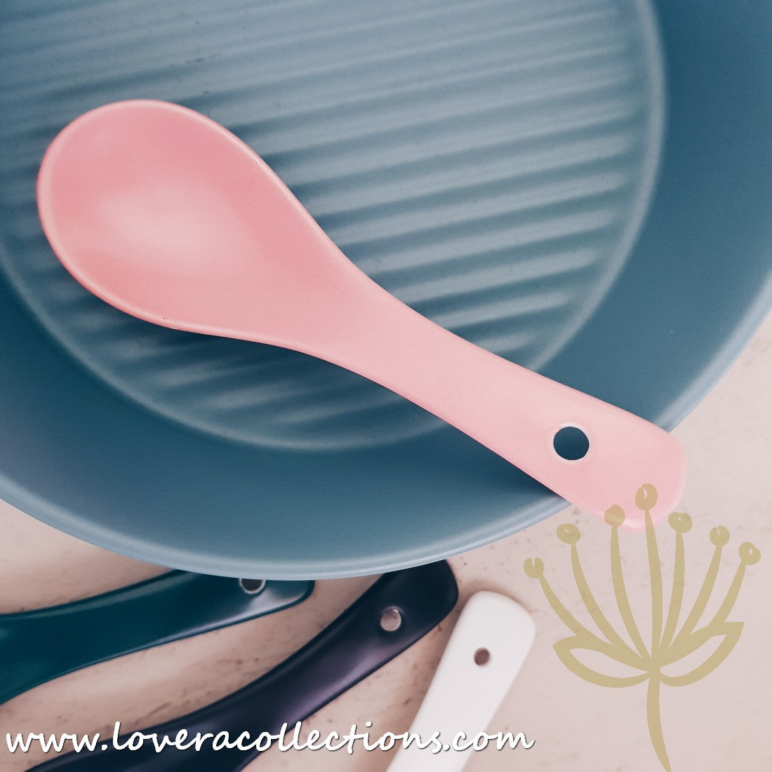 Premium Kalours Rice Scoops, Soup Spoons & Soup Ladles Set - 3-Piece Stainless Steel Kitchen Utensils for Serving, Cooking & Meal Prep - Perfect for Restaurants, Catering & Home Dining