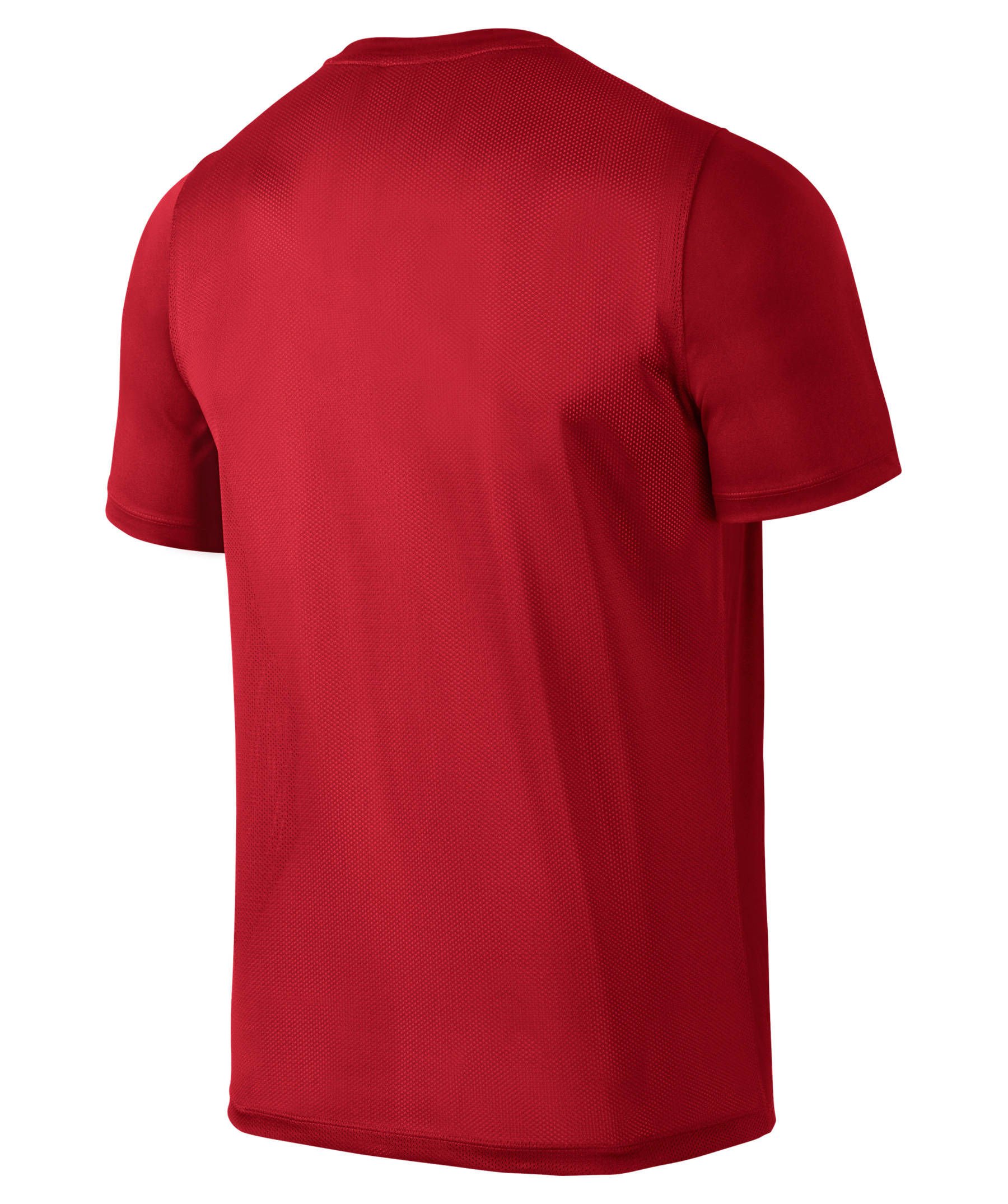 Nike Men's Academy Short Sleeve Training T-Shirt - University Red/Team Red/White - Breathable Performance Shirt for Gym, Running & Workouts - Size Small