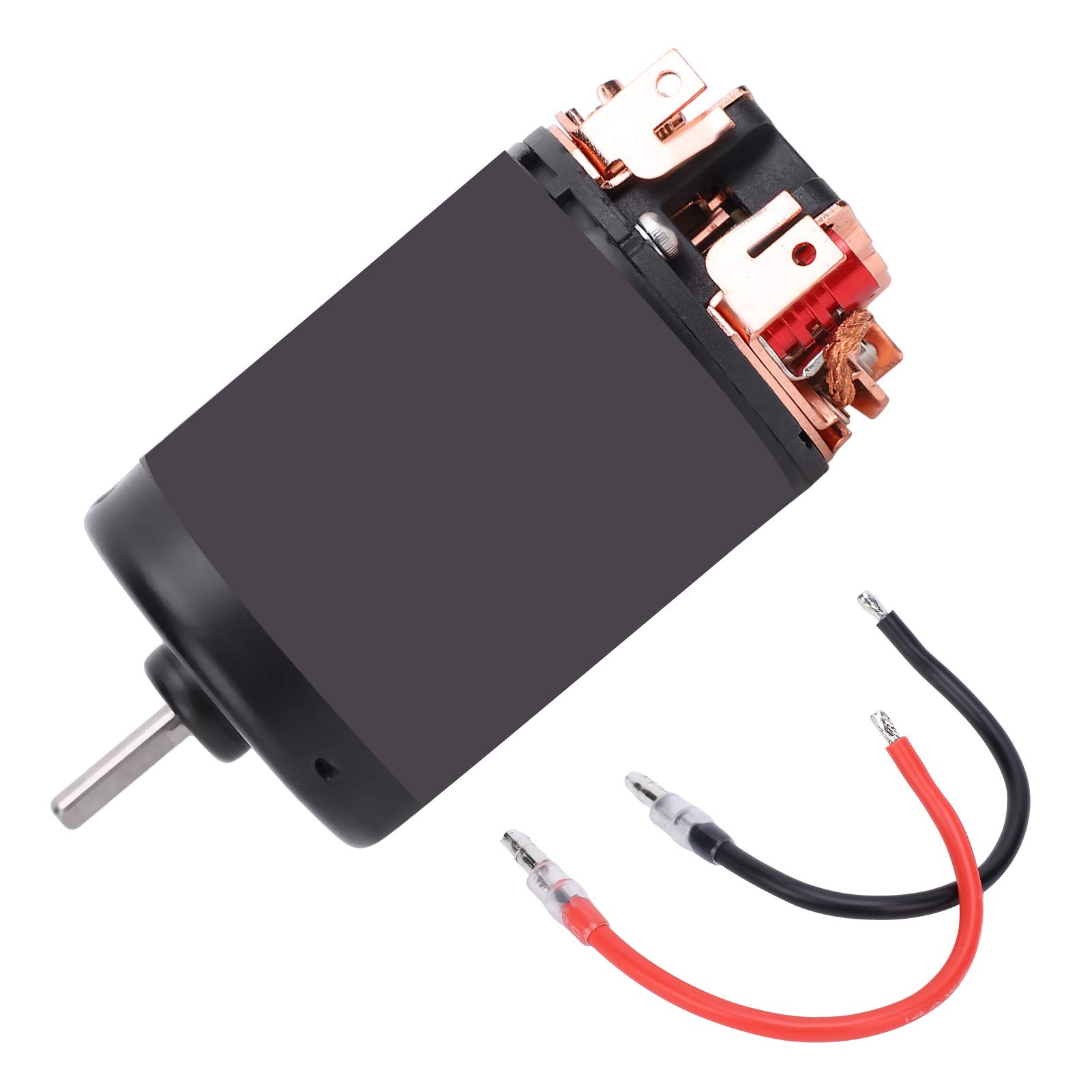 Dilwe 550 12T Brushed RC Motor - 3-Slot High Torque (2301.4g.cm) for 1/10 & 1/12 Scale Off-Road RC Cars - Perfect for Crawling, Racing & Bashing