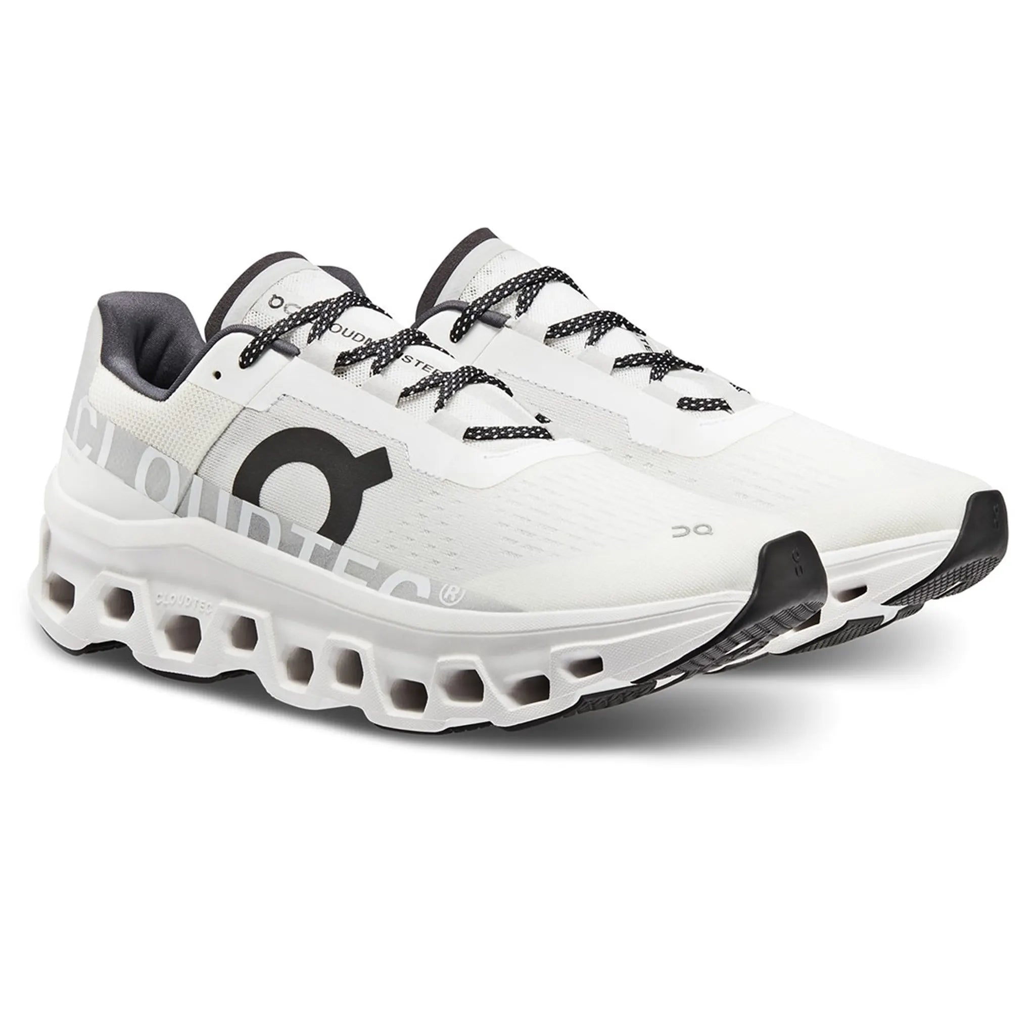 On Running Cloudmonster Running Shoes - Undyed White - Lightweight Cushioned Sneakers for Men & Women - Perfect for Road Running, Jogging, and Gym Workouts