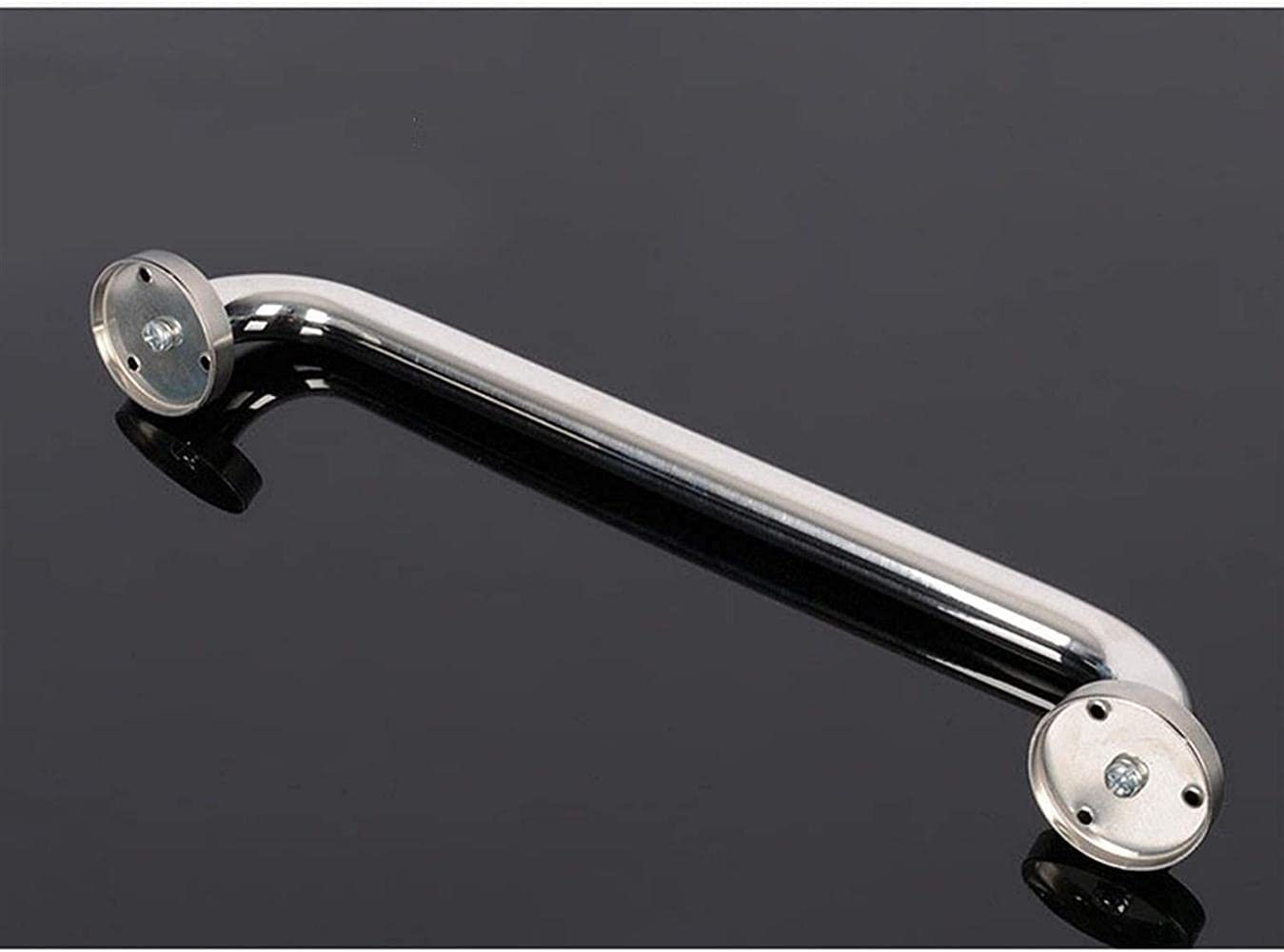 Stainless Steel Bathroom Safety Grab Bar - 50cm Silver Shower Handle & Toilet Support Rail for Elderly & Disabled - Non-Slip Tub Handrail for Bathroom, Wet Room & Mobility Assistance