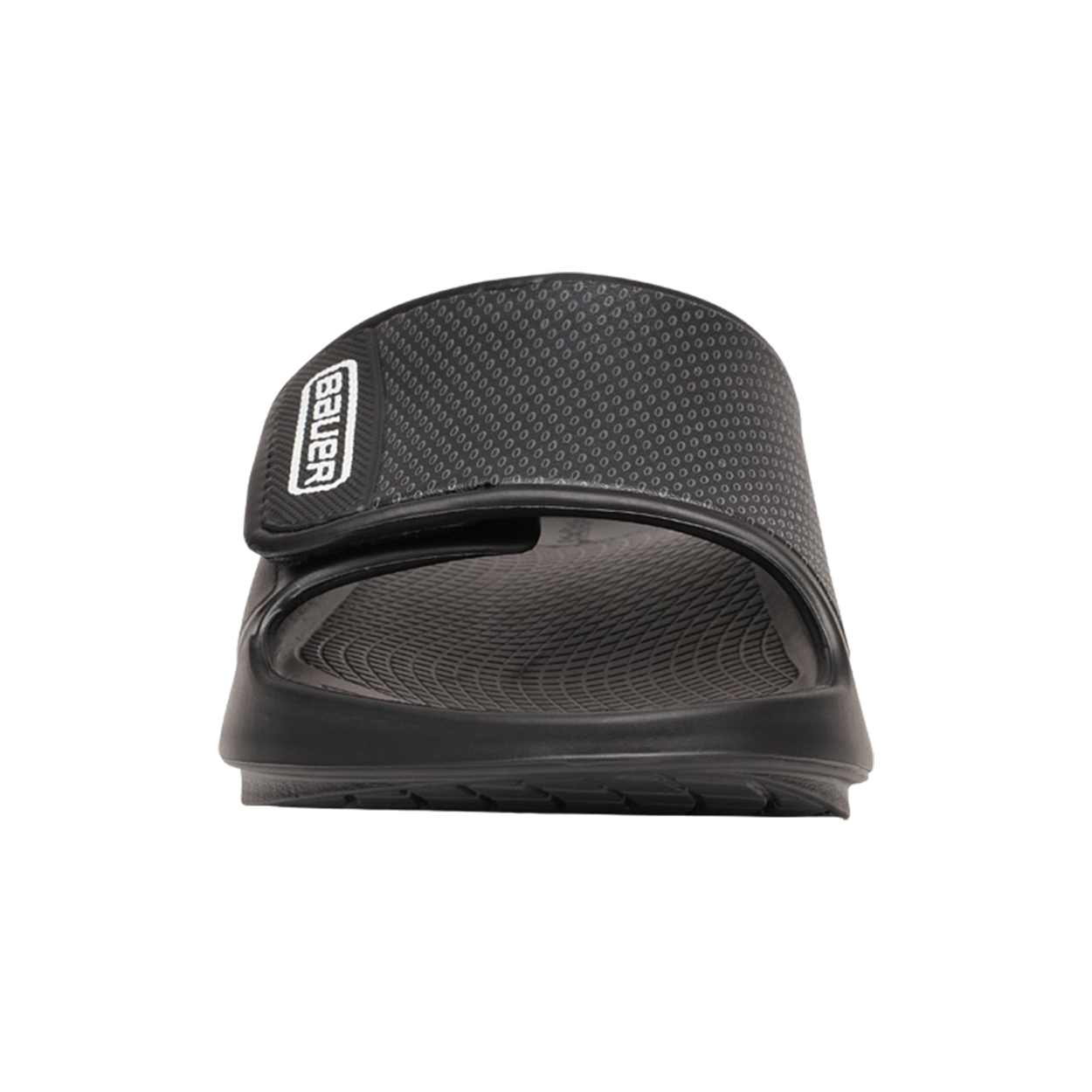 OOFOS S25 Bauer Sport Flex Slide Sandals for Kids - Black | Comfortable & Supportive Footwear for Active Play, Sports & Everyday Wear