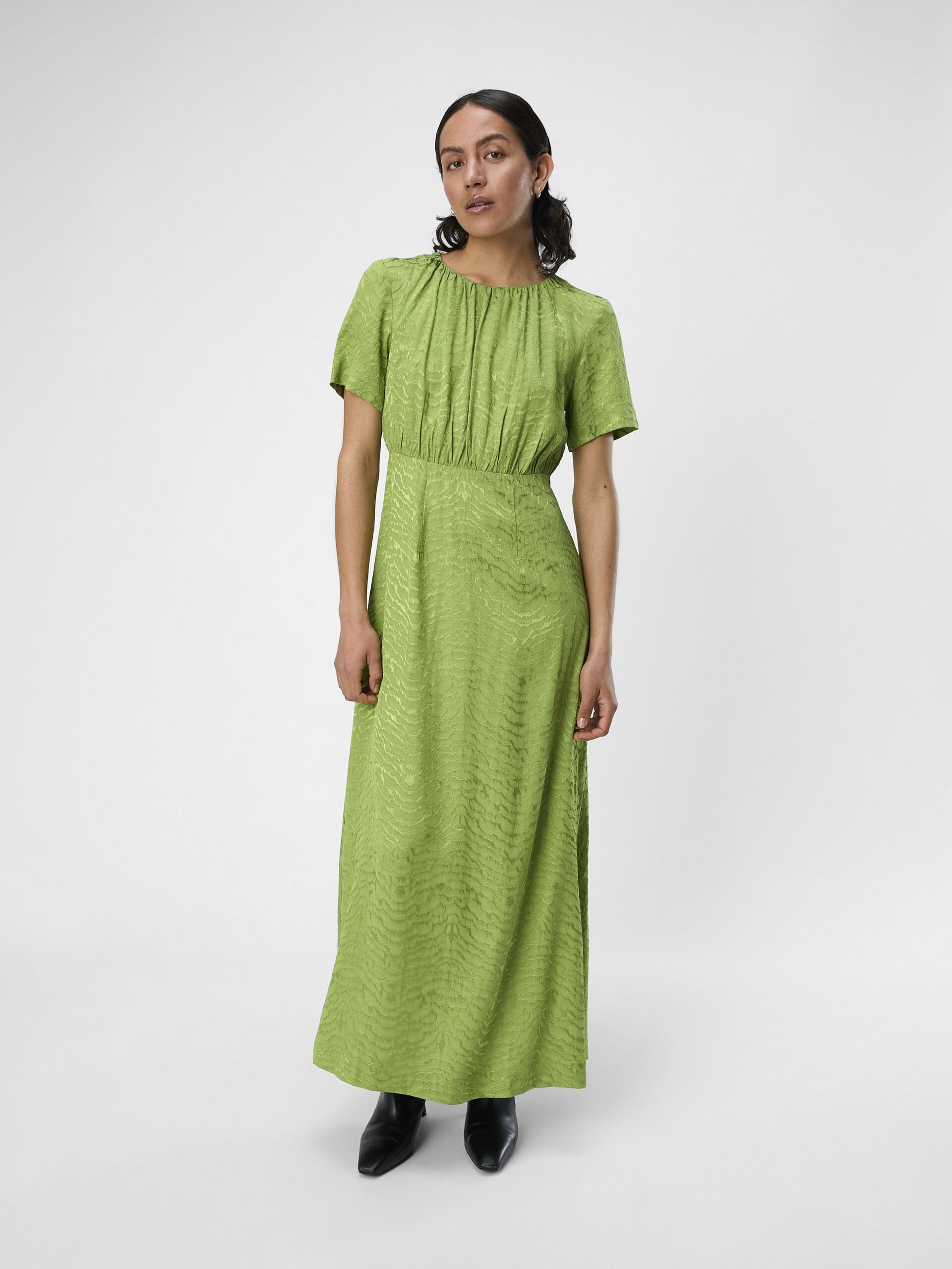 Josani Maxi Dress for Women - Flowy Long Summer Dress in Peridot Green | Perfect for Beach, Vacation & Casual Wear