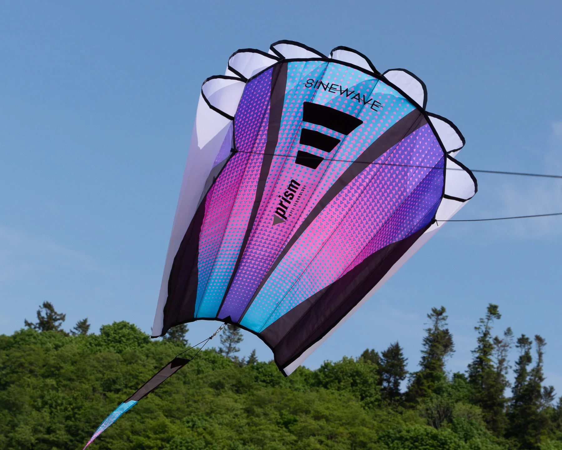 Prism Sinewave Kite Ultraviolet - Premium Stunt Kite for Adults - Perfect for Beach Flying, Park Activities & Outdoor Adventures