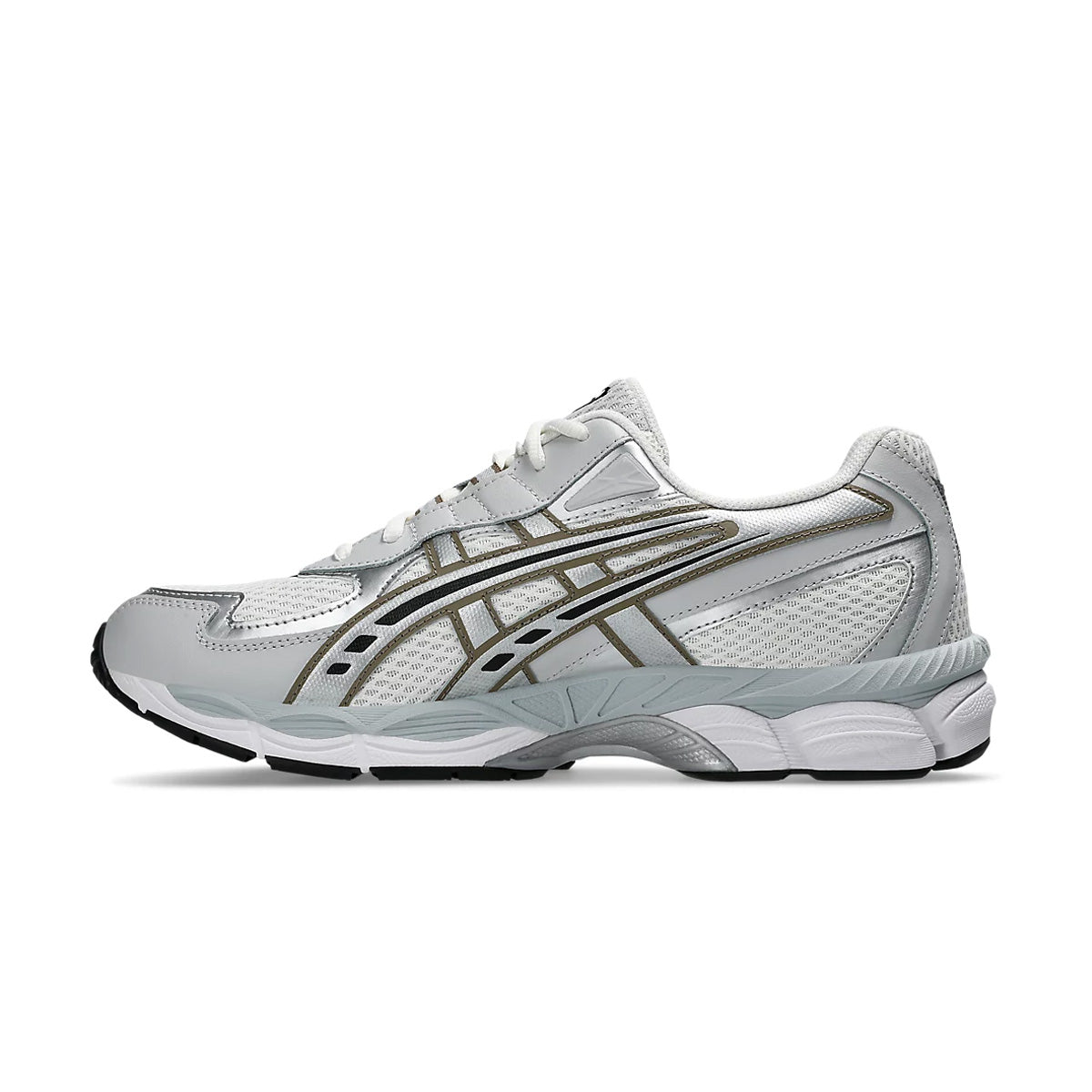GEL NYC 2055 'Cream Pure Silver' Running Shoes - Lightweight Comfort Sneakers for Men & Women | Perfect for Jogging, Gym Workouts & Casual Wear
