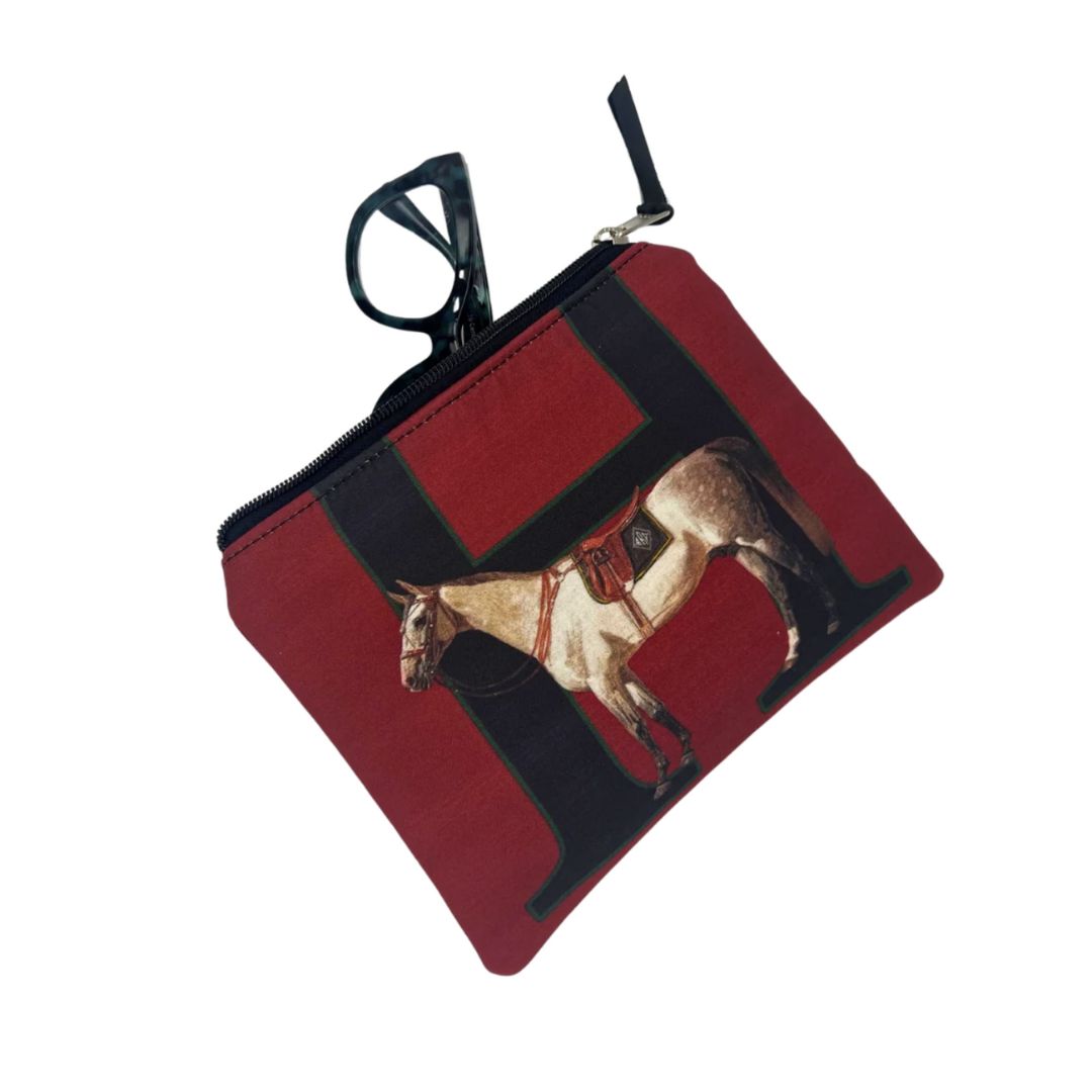 Rebecca Ray Dapple Grey Small Pouch - Stylish & Compact Crossbody Bag for Women - Perfect for Everyday Use, Travel & Shopping