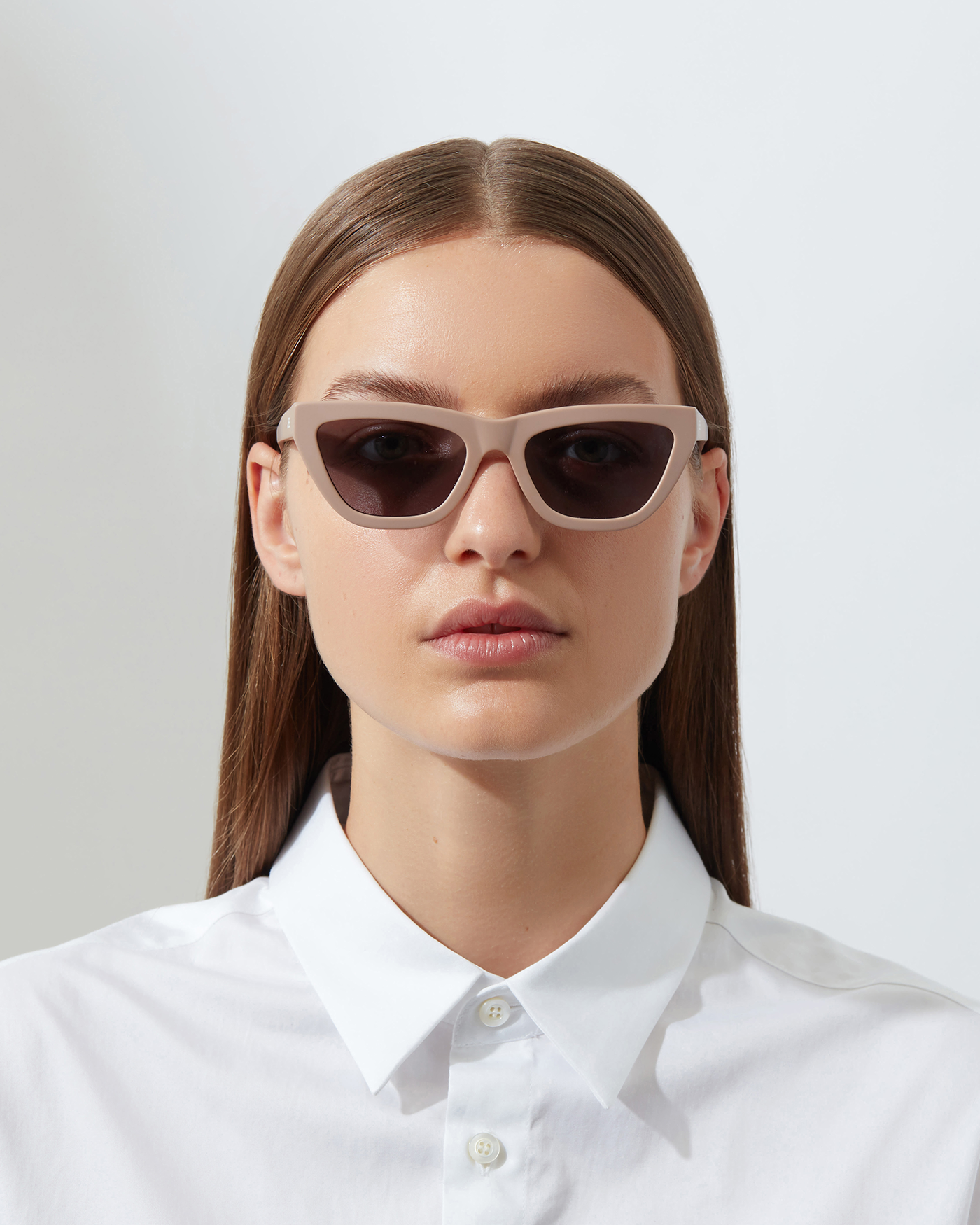 Cateye Matte Camel Sunglasses - Stylish UV Protection Shades for Women & Men - Perfect for Driving, Beach, and Outdoor Activities