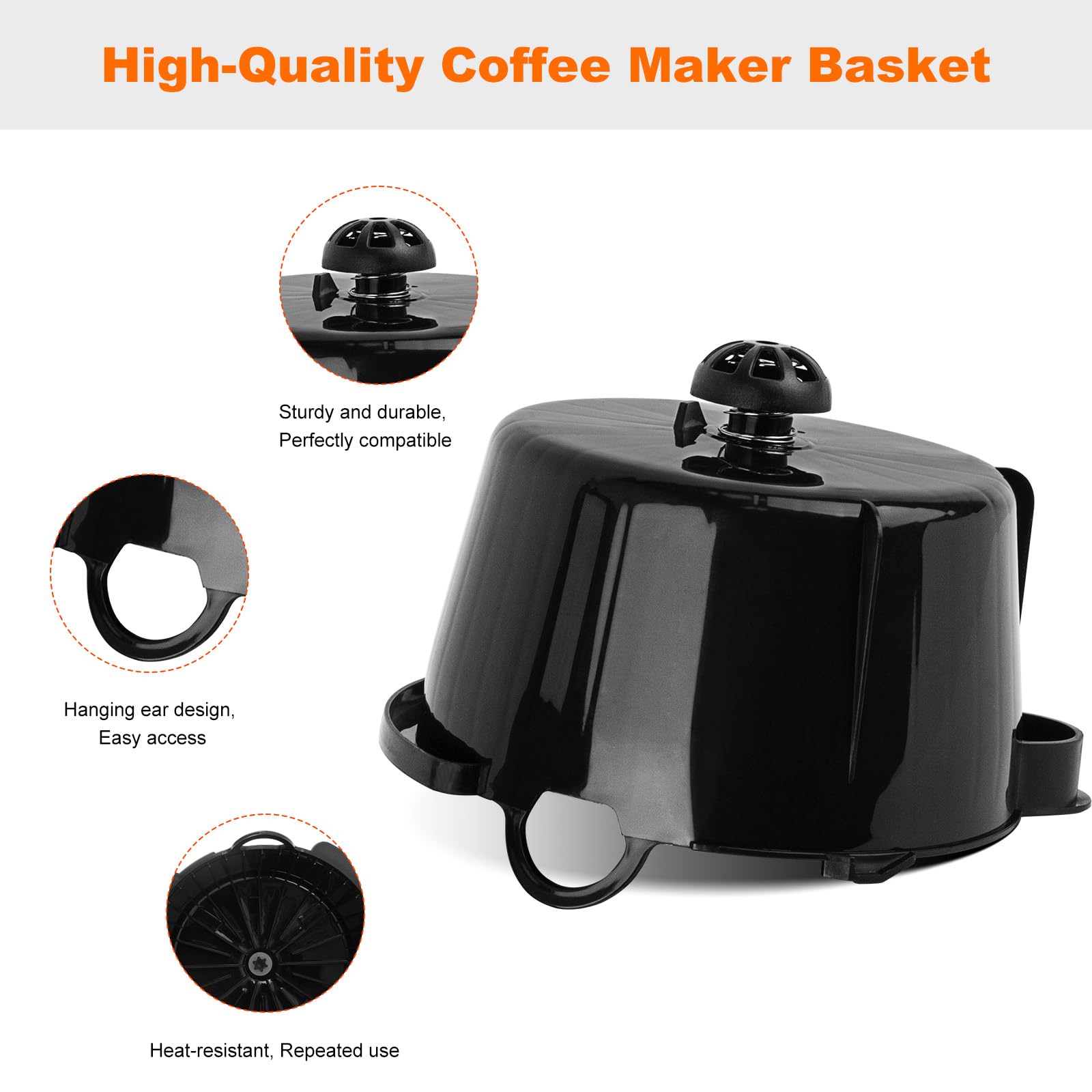 Mr. Coffee Replacement Brew Basket 185774-000-000 - Compatible with PJX23-DW12 & DW13 Coffee Makers | Perfect for Home & Office Use