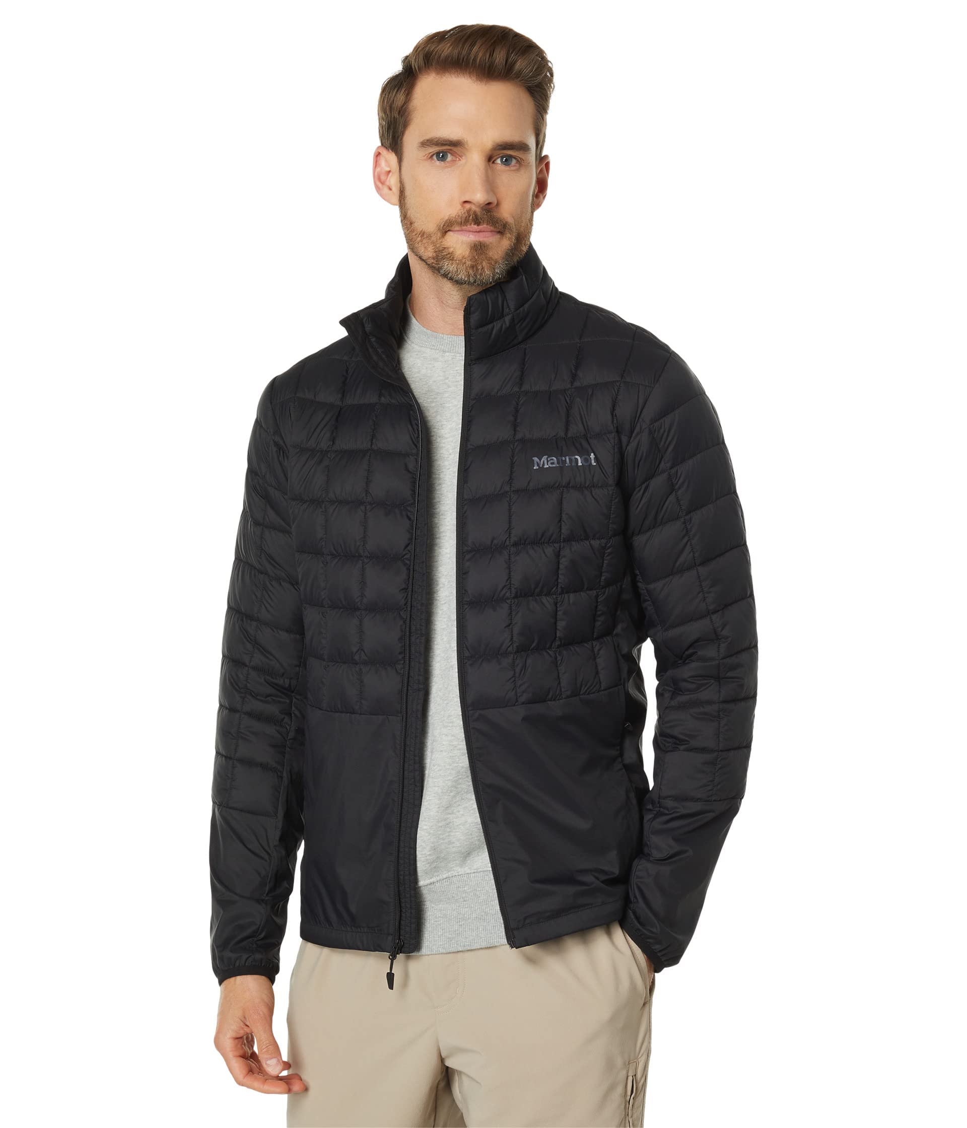 MARMOT Men's Echo Featherless Hybrid Jacket - Lightweight Down-Alternative Puffer Coat for Hiking, Camping & Winter Outdoor Activities