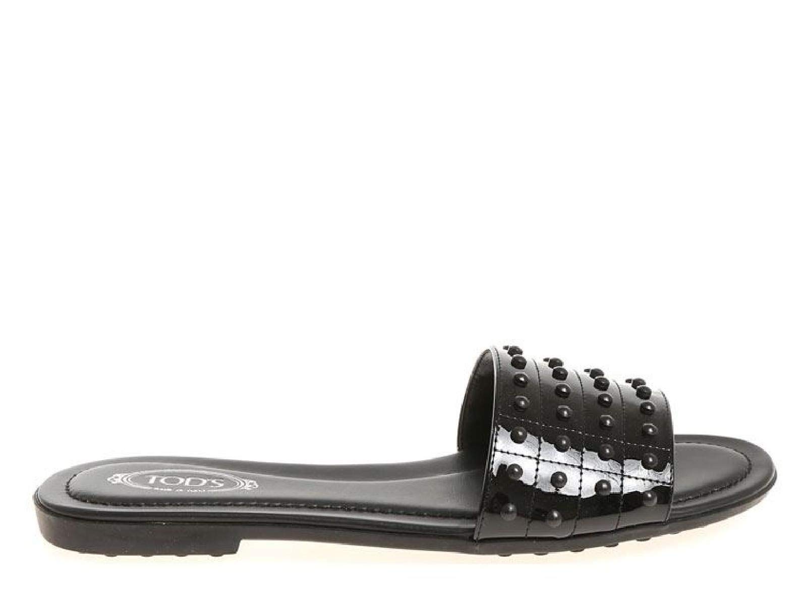 Tod's Women's Patent Leather Slippers - Comfortable & Stylish Loafers for Casual Wear, Office & Travel
