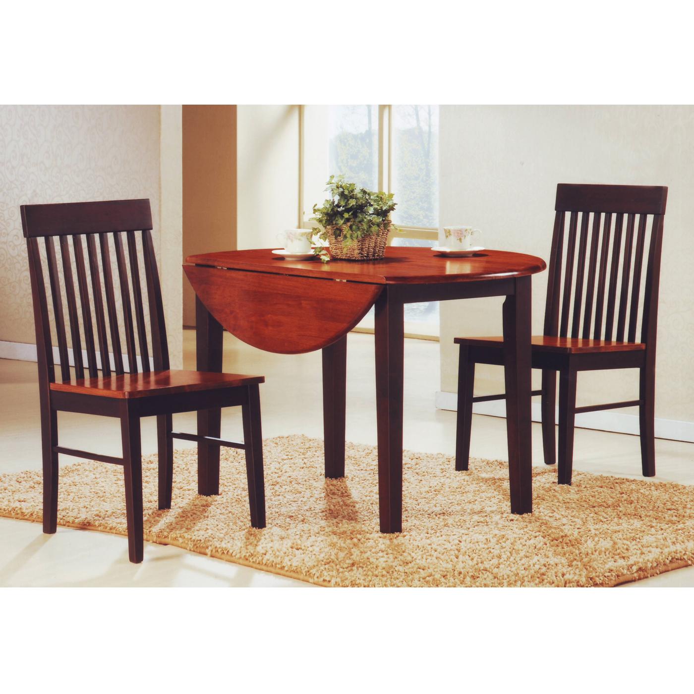 IFDC C 1012 Modern Dining Chair - Upholstered Side Chair with Wooden Legs for Dining Room, Kitchen, Restaurant & Office Use