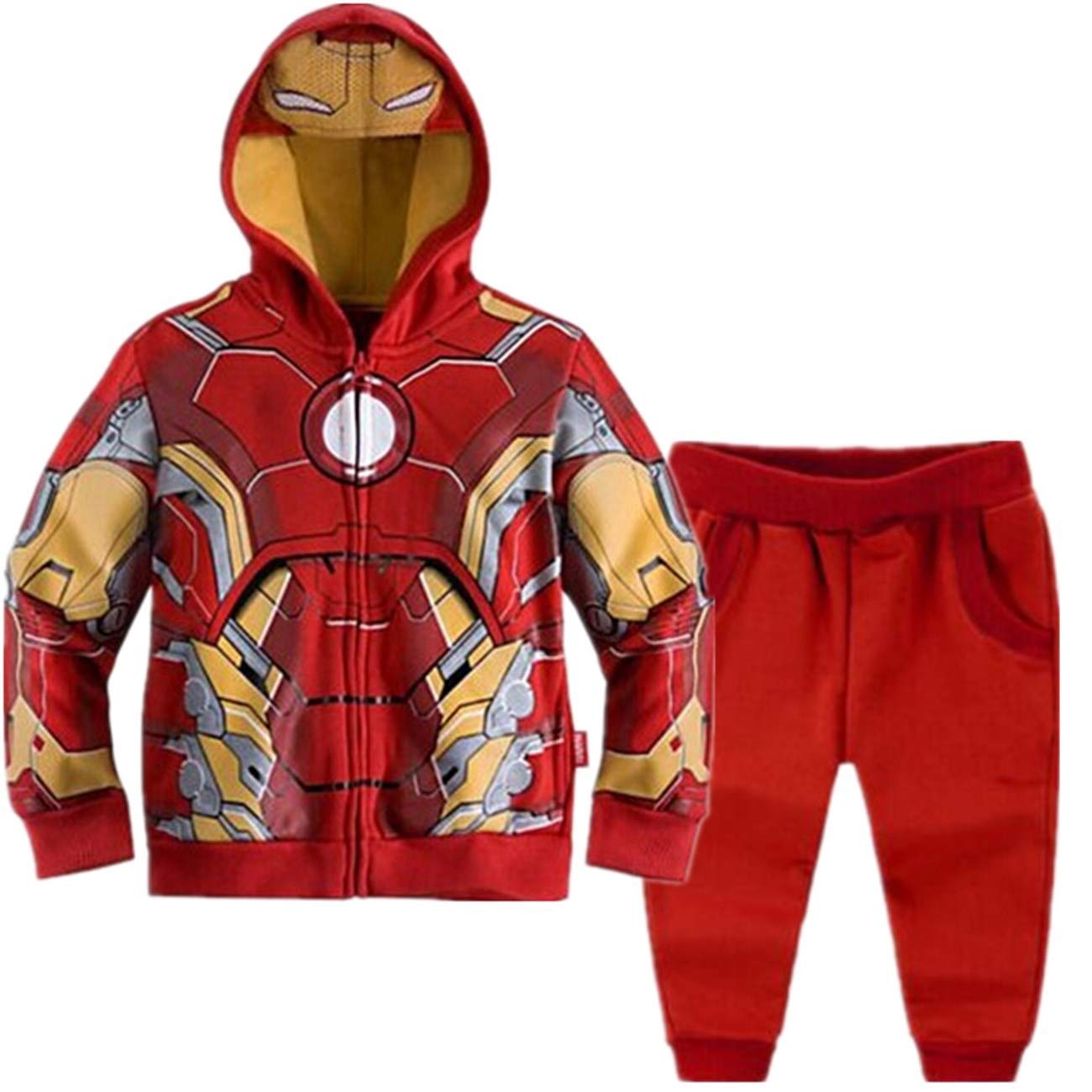 Spider-Man Hoodie for Boys | Superhero Sweatshirt with Iron Man, Hulk & Captain America Designs | Perfect for Cosplay, Halloween & Everyday Wear