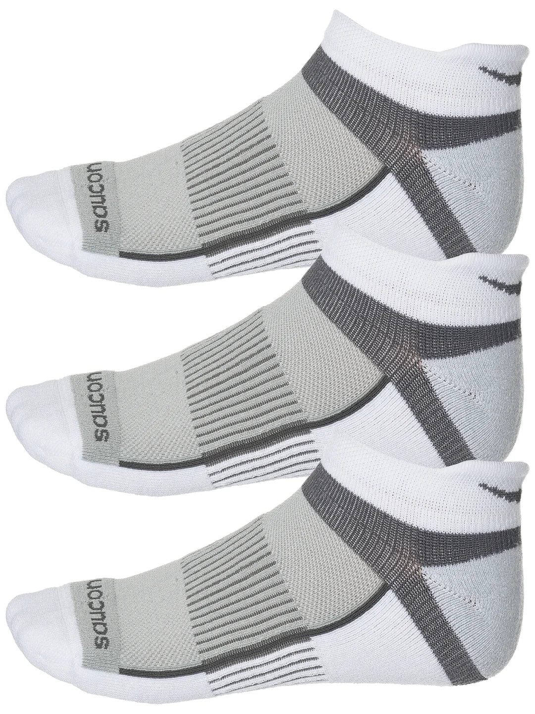 Inferno Ultralight No Show Socks 3-Pack - Breathable Anti-Slip Invisible Socks for Men & Women - 100% Cotton White Low Cut Socks for Running, Sneakers & Casual Wear