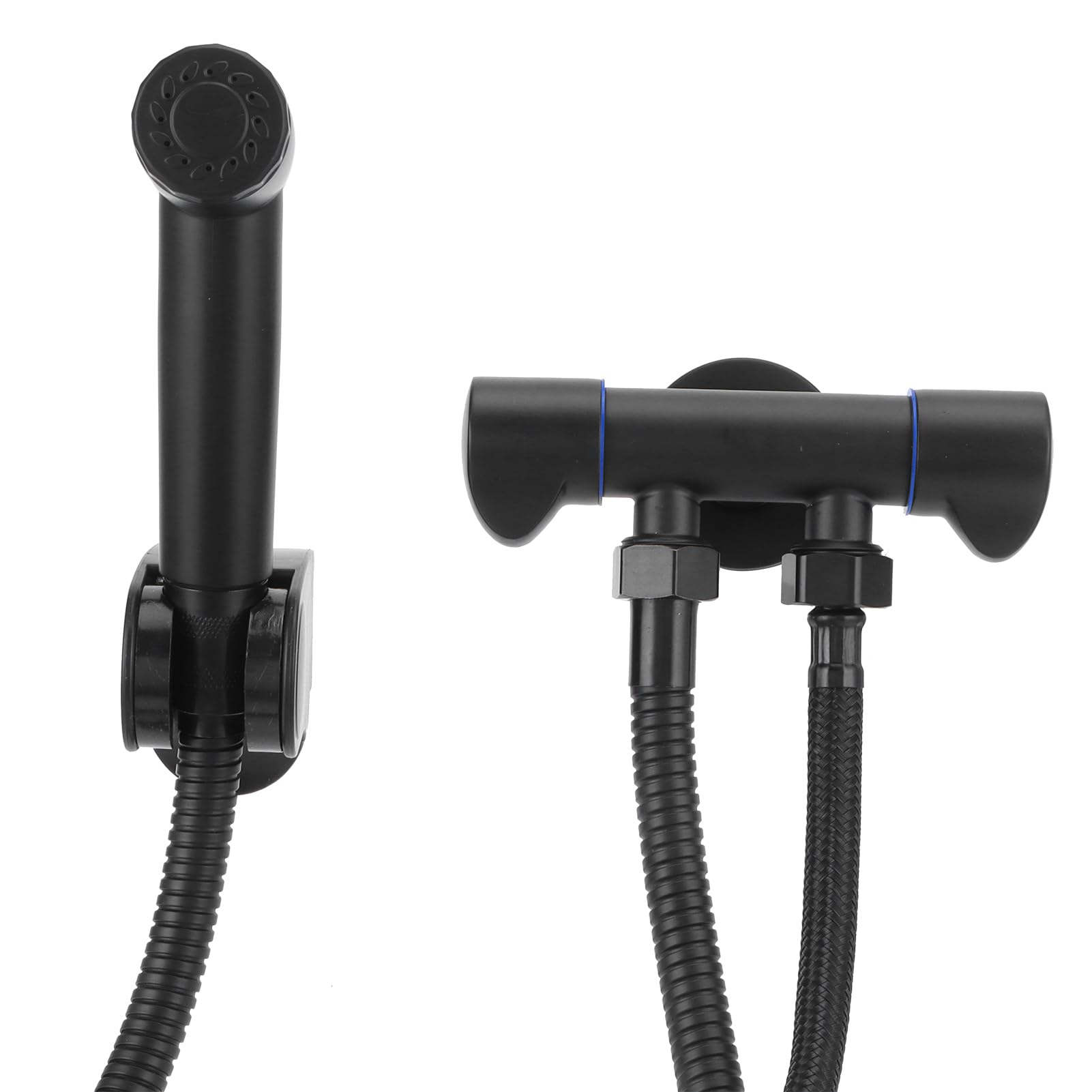Garosa G1/2 Bidet Sprayer Set - High Pressure Handheld Toilet Sprayer with 1-in-2-Out Function, Stainless Steel ABS Bathroom Accessory for Women - Perfect for Toilet Cleaning, Baby Diaper Rinsing & Bathroom Floor Washing