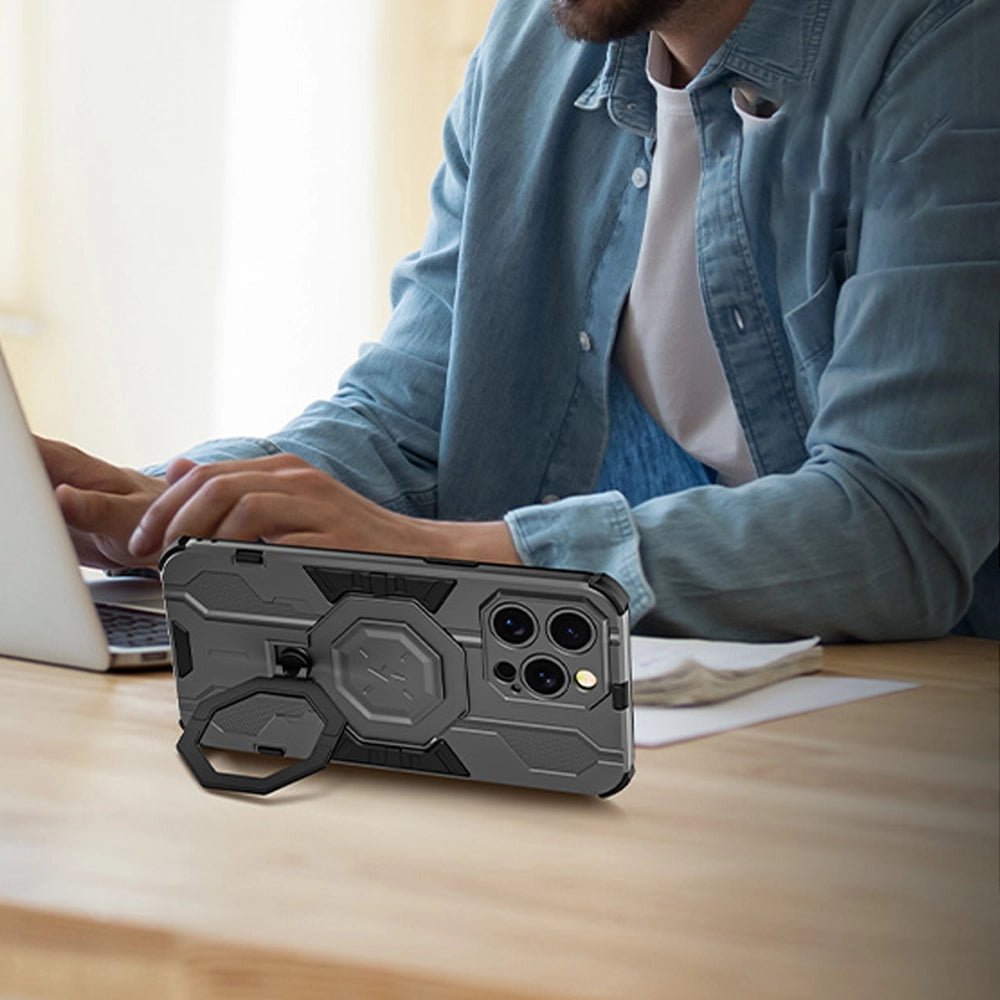 HexLink Stealth MagSafe iPhone Case - Ultra Thin Protective Cover with Strong Magnets for iPhone 13/14/15 Pro Max - Perfect for Work, Travel & Wireless Charging