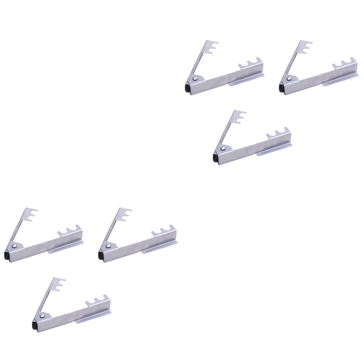 GANAZONO 6-Piece Rose Thorn Stripping Tool Set - Stainless Steel Thorn & Leaf Remover for Flower Arranging, Gardening, and Bouquet Preparation (Silver) - Perfect for Florists, Gardeners, and DIY Flower Enthusiasts
