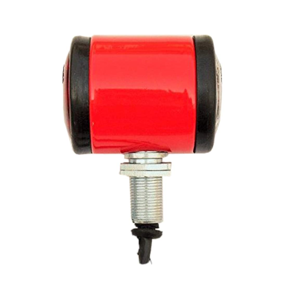 2-Pack Red Butler Style Side Indicator Lamp Flasher Lights with 12V Bulbs - Compatible with Massey Ferguson, Case, IHC & Nuffield Tractors - Perfect for Agricultural Equipment Safety Lighting
