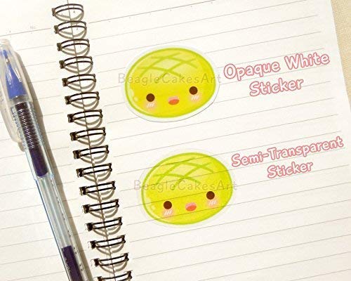 Japanese Food Stickers - Kawaii Ramen, Sushi & Mochi Vinyl Decals - Waterproof Planner & Laptop Stickers for Scrapbooking, Journals & Cute Stationery Collection