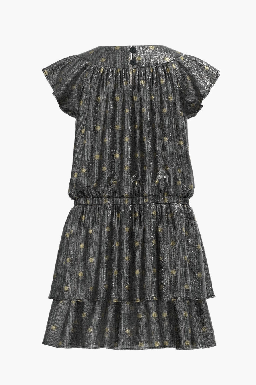 Girls Party Dress with Foil Dot Design - Elegant & Sparkly Outfit for Kids Birthday, Christmas & Special Occasions