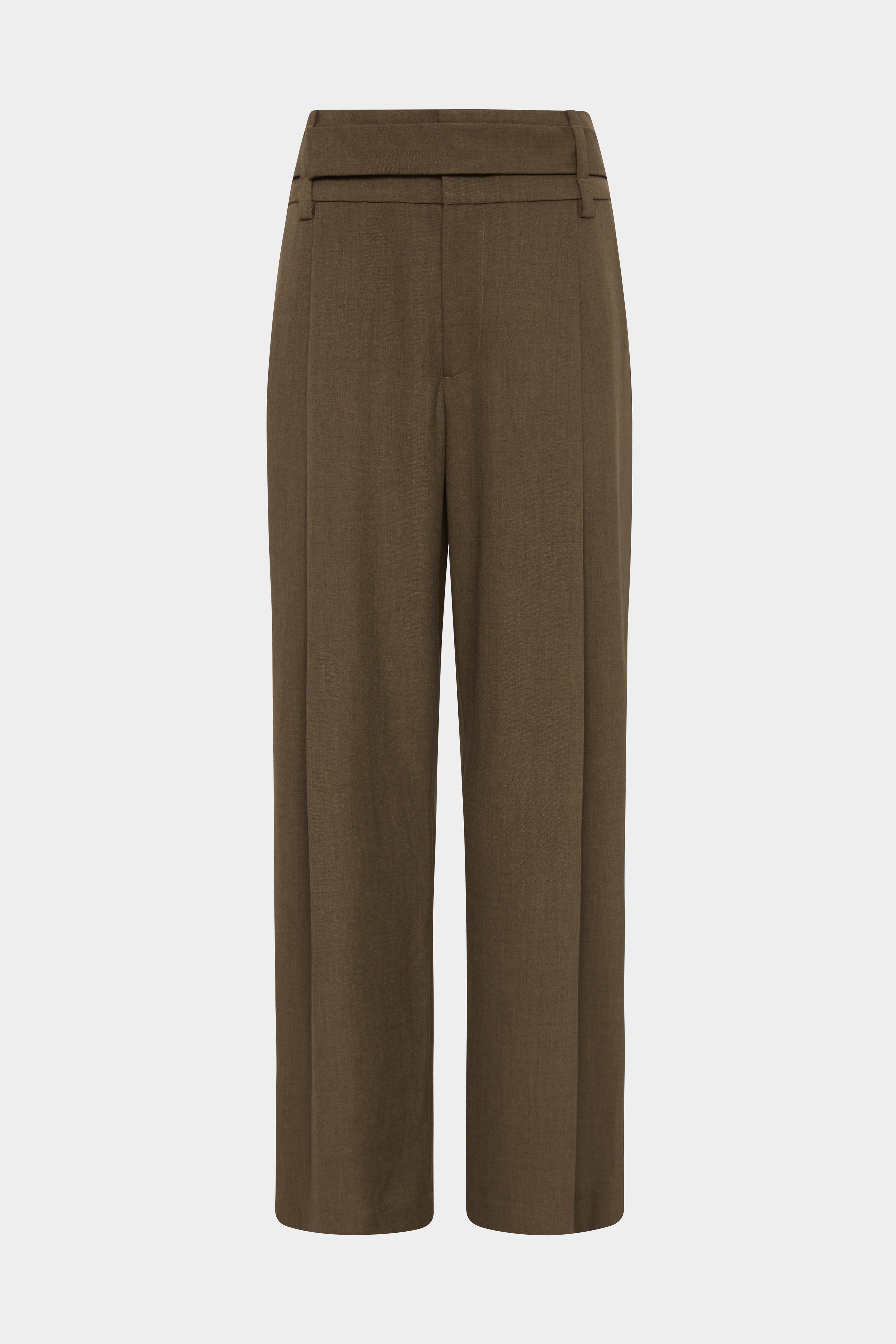 Premium Sartoria Belted Trousers for Men - Classic Slim Fit Dress Pants with Adjustable Waistband - Perfect for Office, Business Meetings & Formal Events