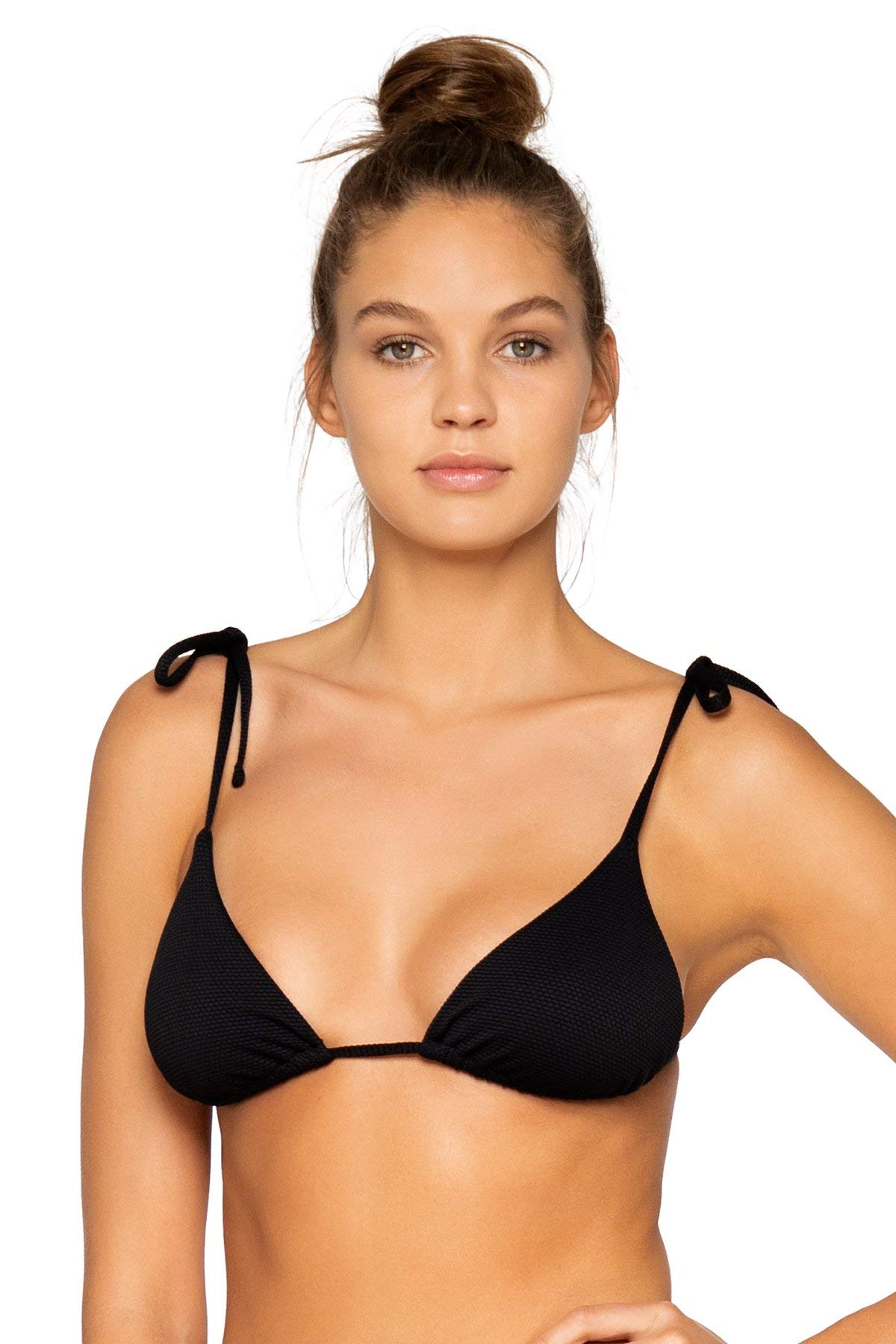 B Swim Tulum Tie-Tri Bikini Top - Women's Adjustable Triangle Swimwear for Beach, Pool & Vacation | Summer Swim Suit for Surfing, Sunbathing & Tropical Getaways