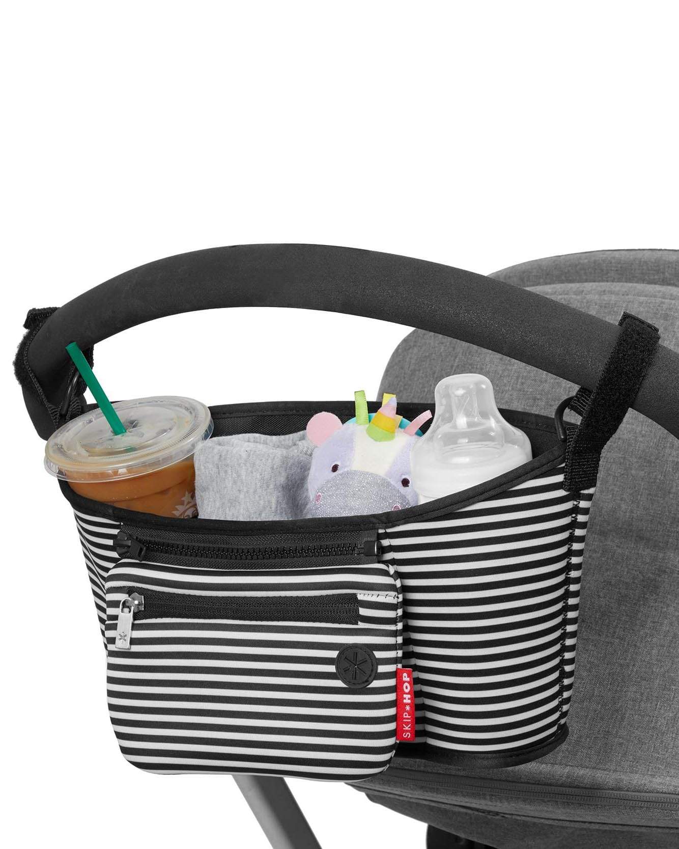 Skip Hop Grab & Go Stroller Organizer - Baby Stroller Accessories for Diapers, Bottles & Essentials - Perfect for Travel, Shopping & Daily Walks