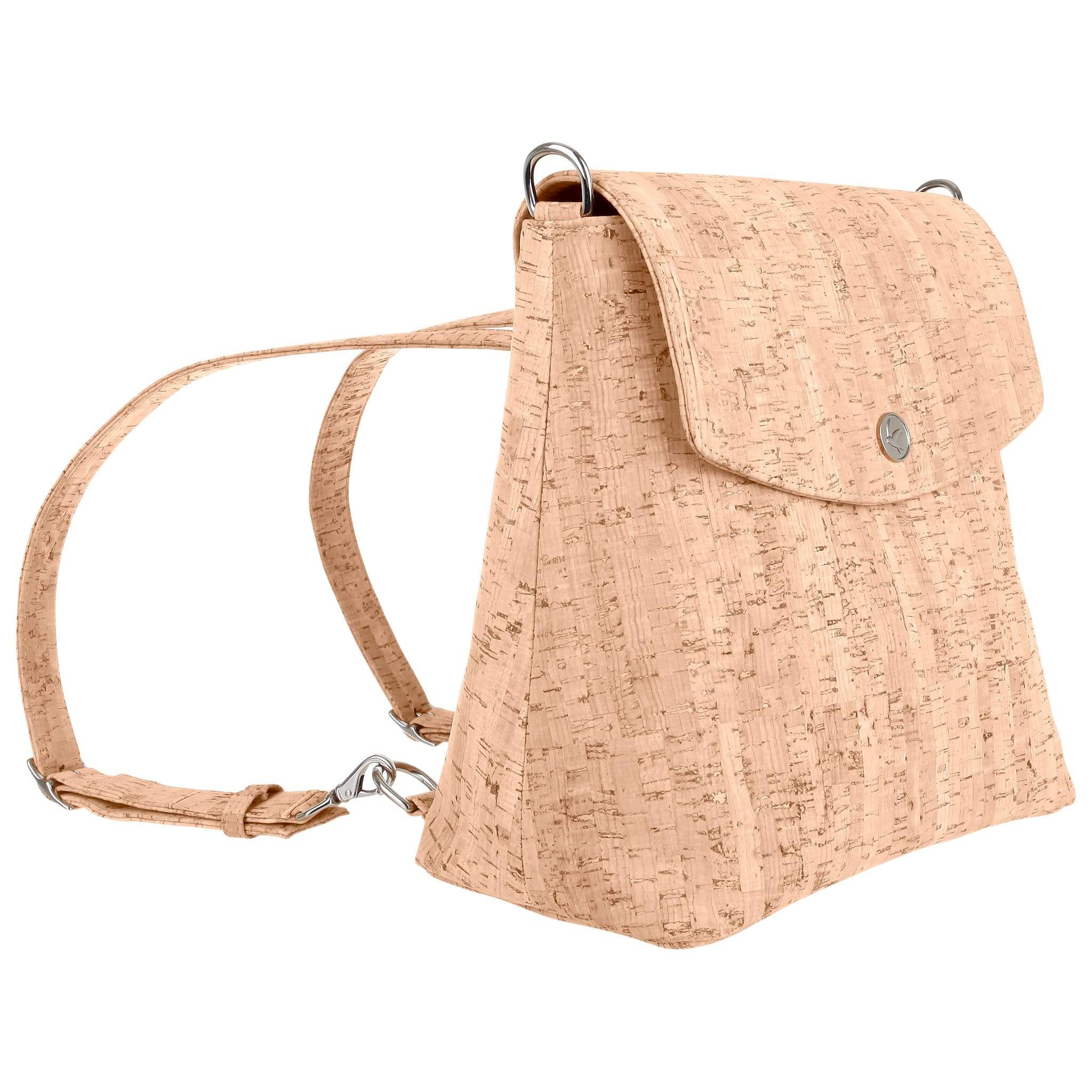 Gemma Vegan Backpack - Eco-Friendly Natural Cork Backpack for Women & Men | Perfect for Travel, Work & Everyday Use