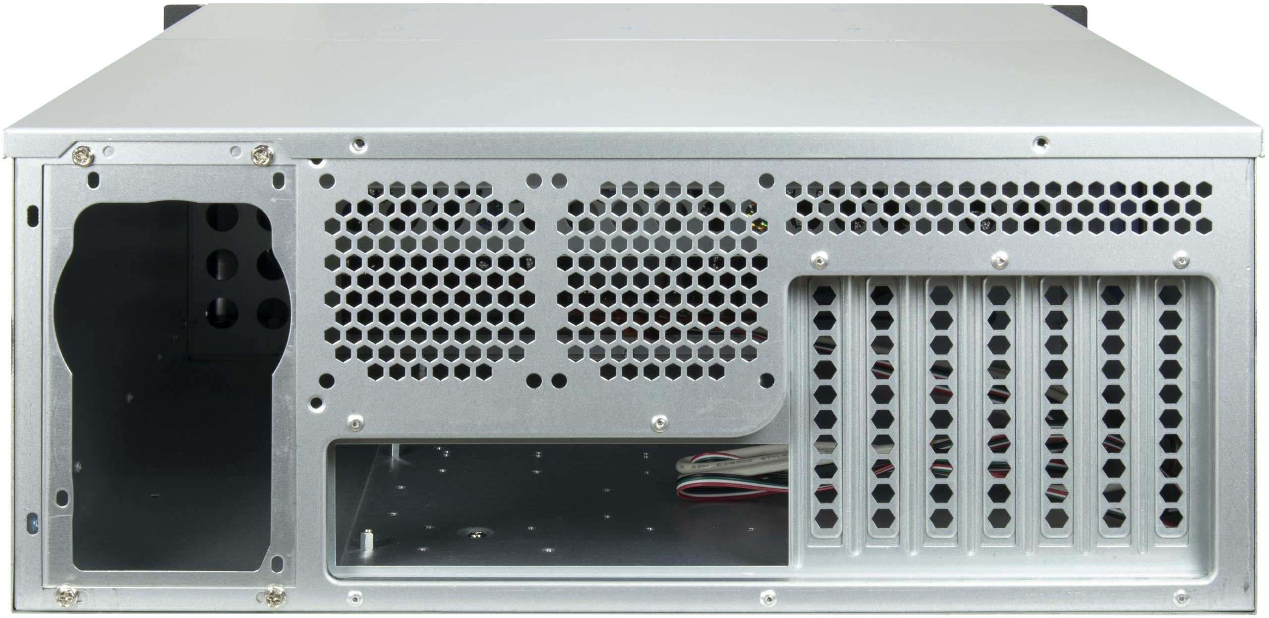 Inter-Tech 4U 8-Bay Hot-Swap Rackmount Storage Enclosure (Model 4708) with 4x 80mm Cooling Fans & Dual SFF-8643 Ports - Perfect for Data Centers, Server Rooms, and Enterprise Storage Solutions