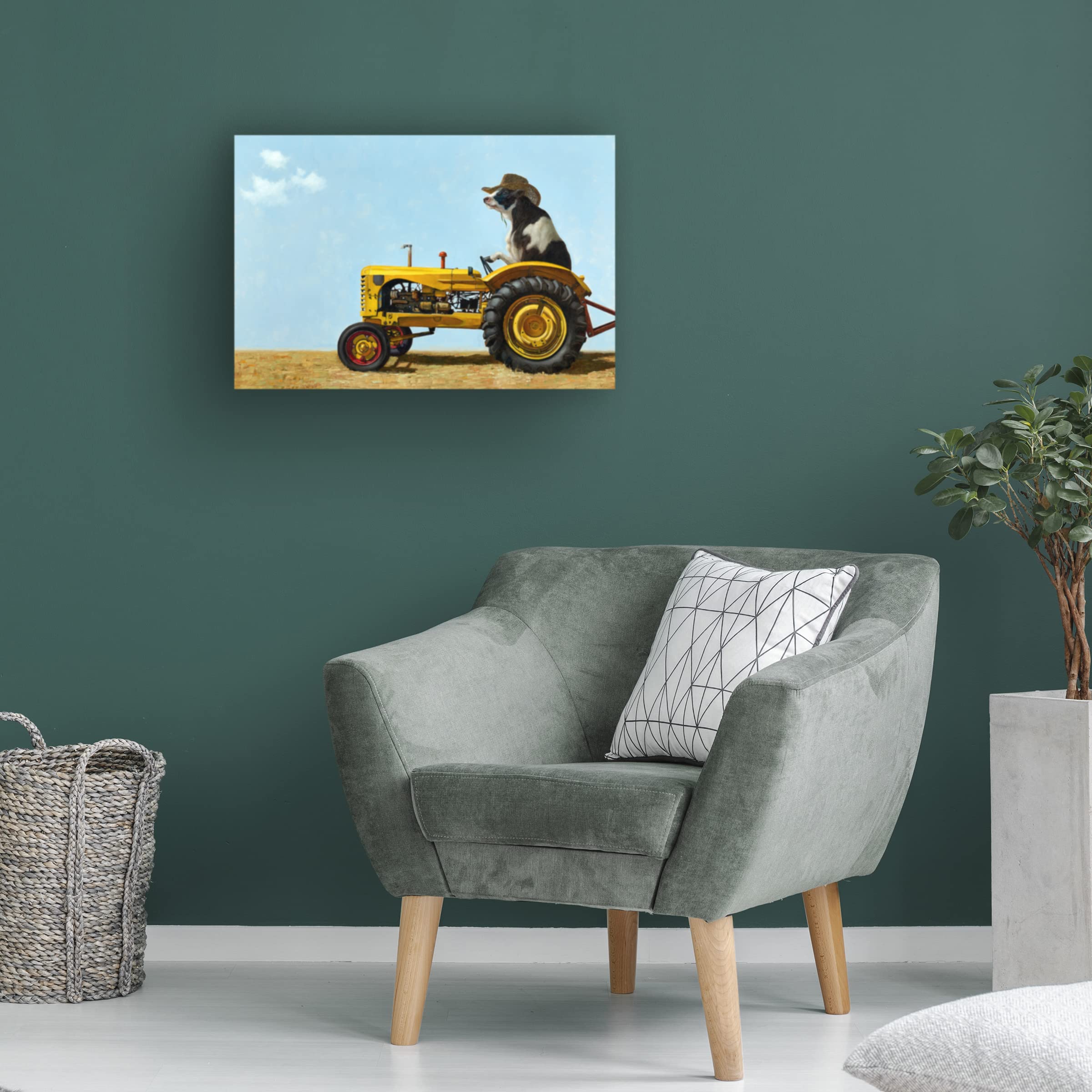 Lucia Heffernan 'Uncommon Cowboy' Western Canvas Art Print - Premium Trademark Fine Art Wall Decor for Living Room, Office & Western Theme Spaces